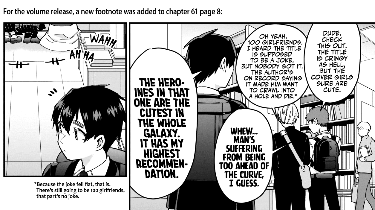 The 100 Girlfriends Who Really, Really, Really, Really, Really Love You chapter 68.5 - page 22