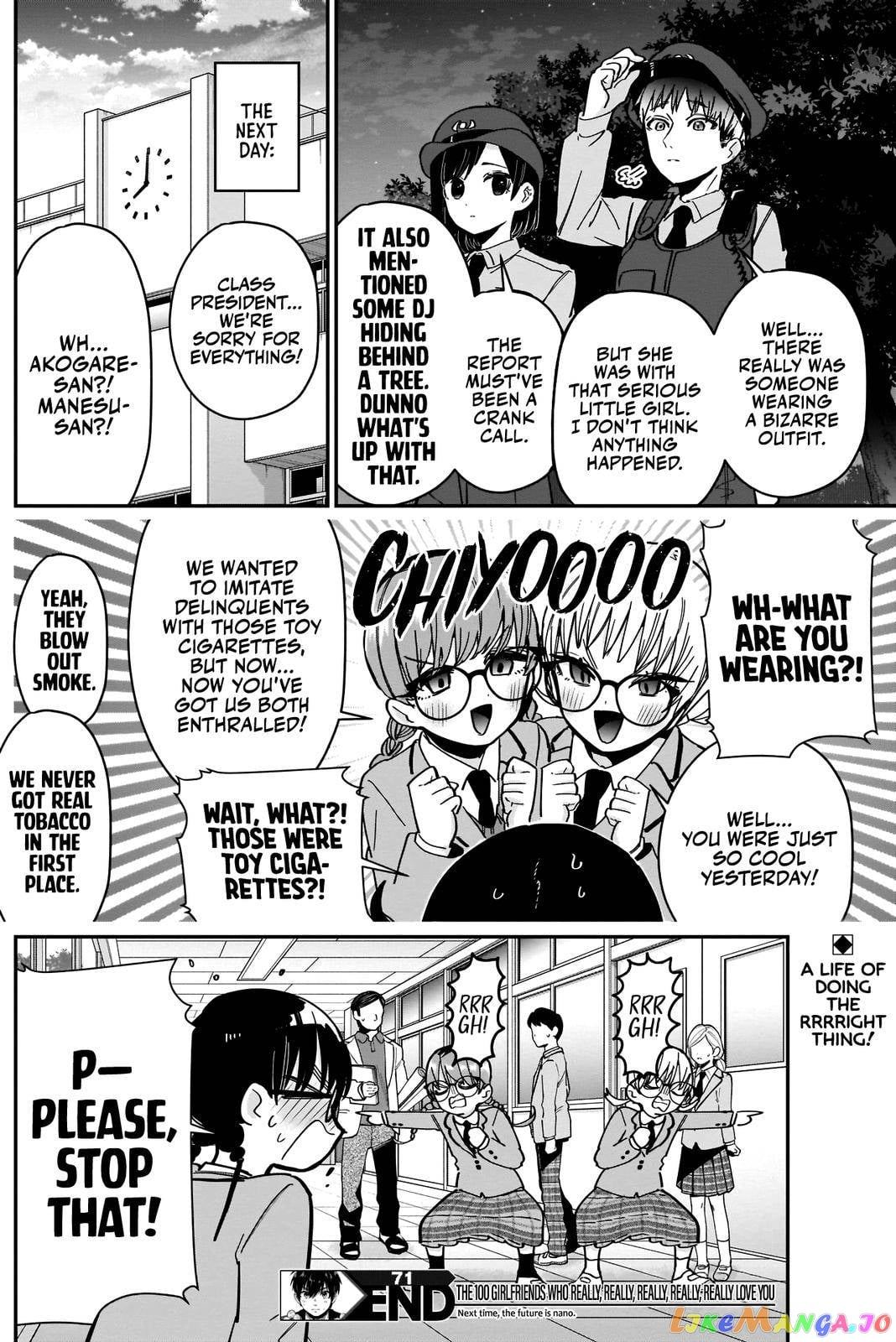 The 100 Girlfriends Who Really, Really, Really, Really, Really Love You chapter 71 - page 21