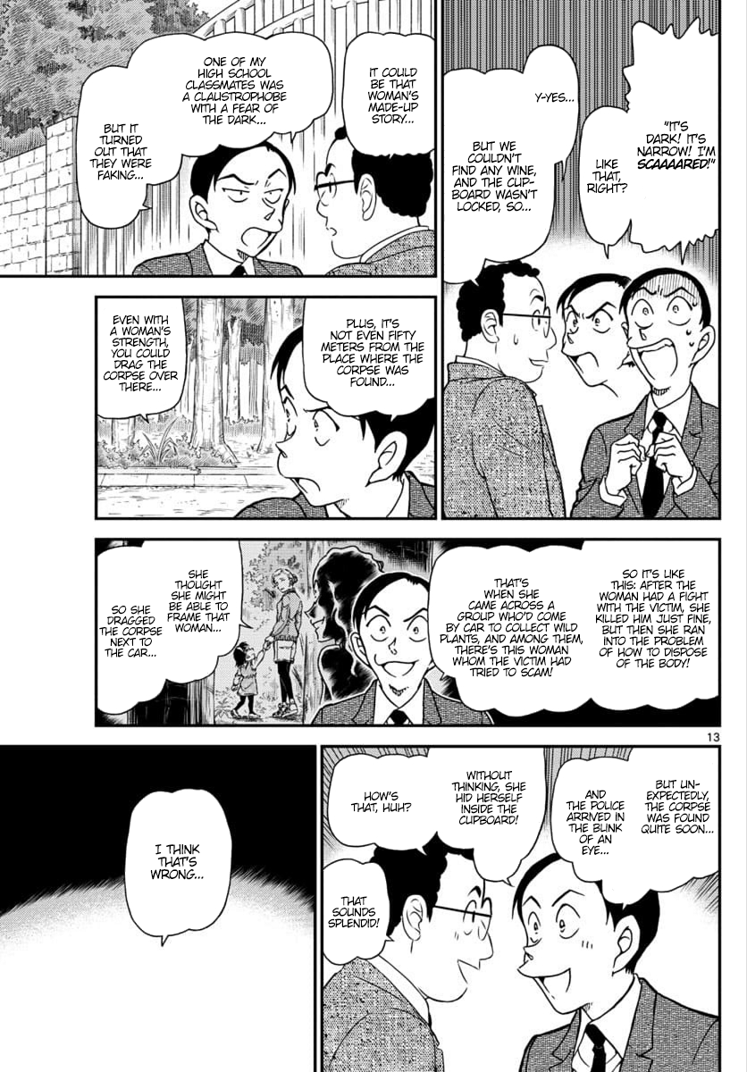 Detective Conan Chapter 1033 - page 13