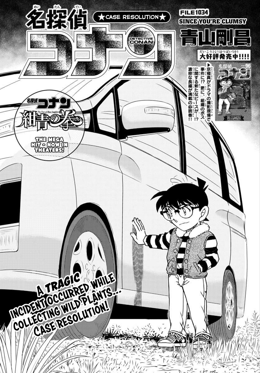 Detective Conan Chapter 1034 - page 1