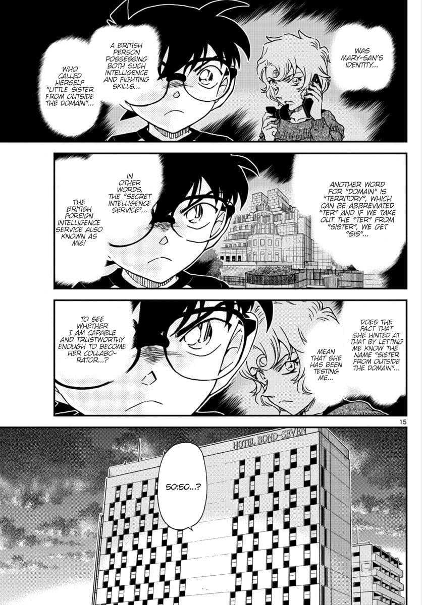 Detective Conan Chapter 1038 - page 15