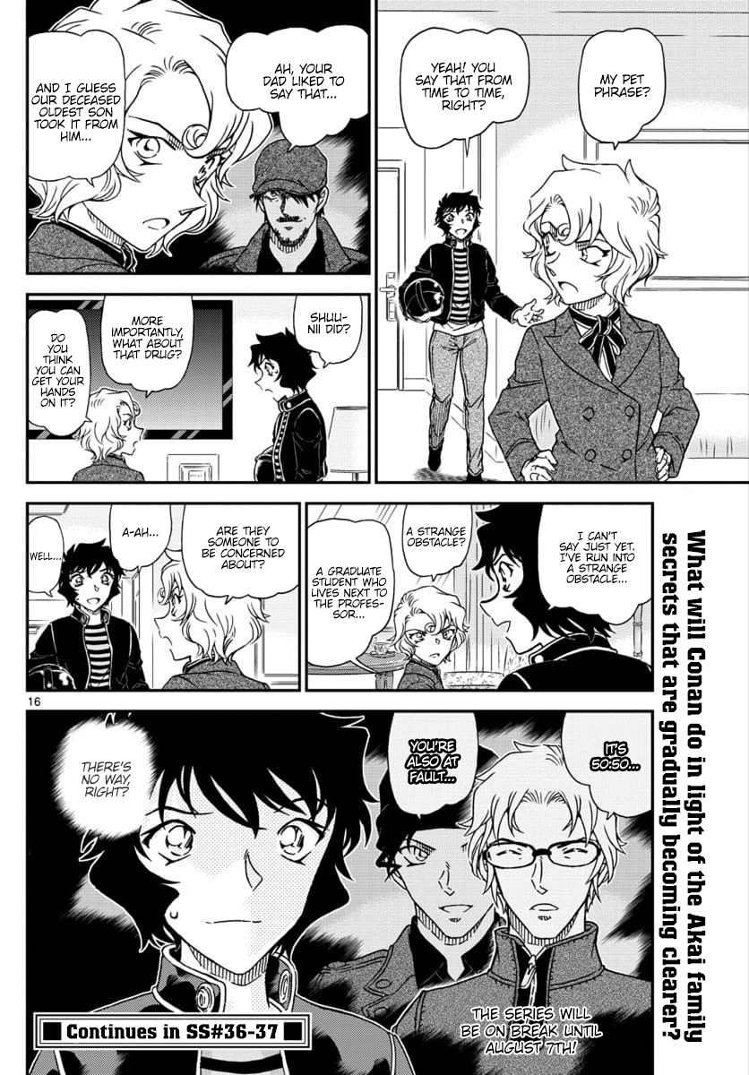 Detective Conan Chapter 1038 - page 16