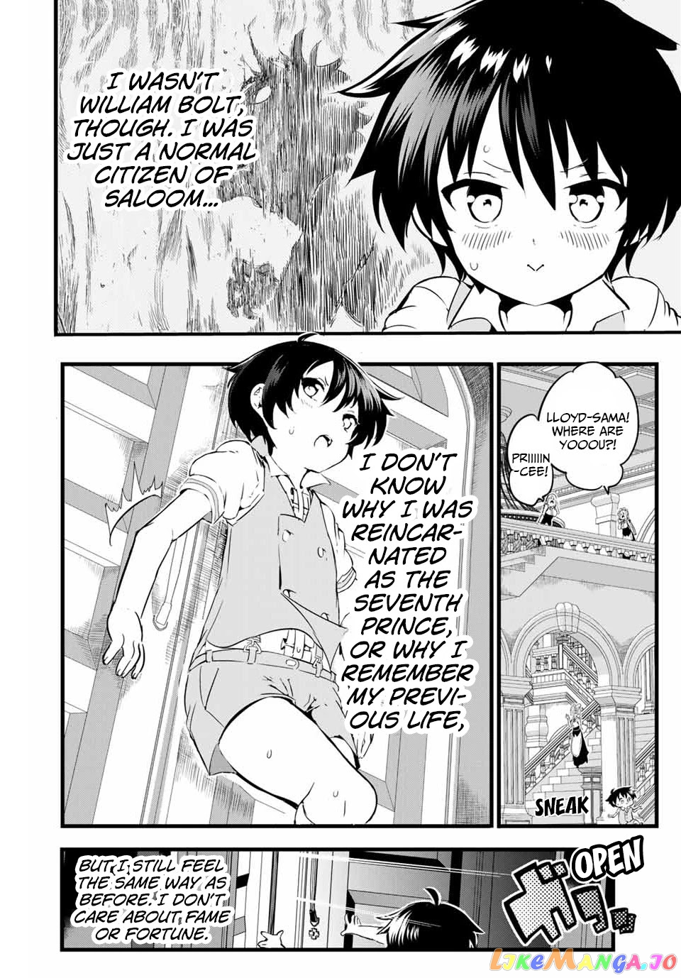 Tensei Shitara Dai Nana Ouji Dattanode, Kimamani Majutsu O Kiwamemasu chapter 1 - page 14