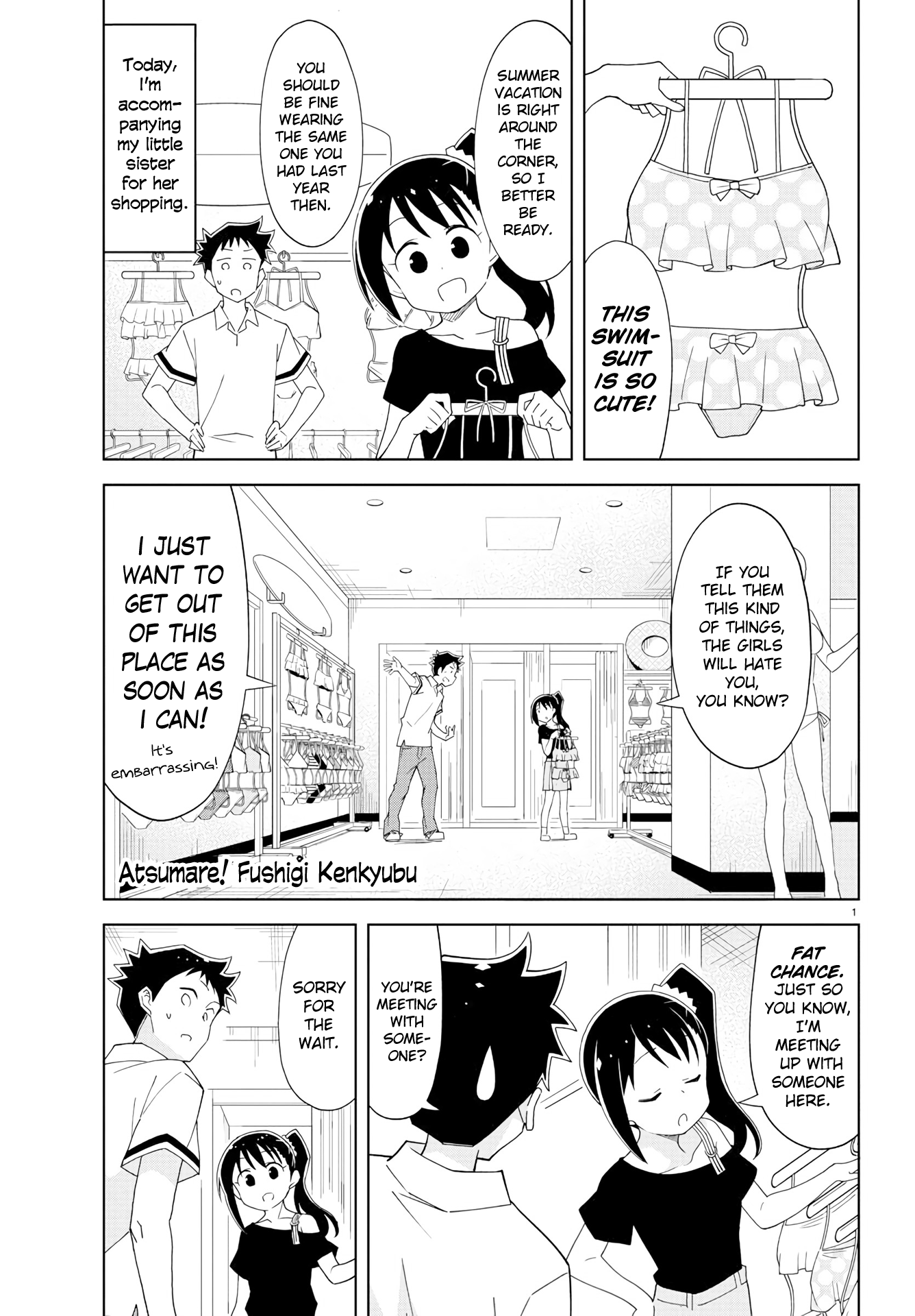 Atsumare! Fushigi Kenkyu-Bu chapter 137 - page 1