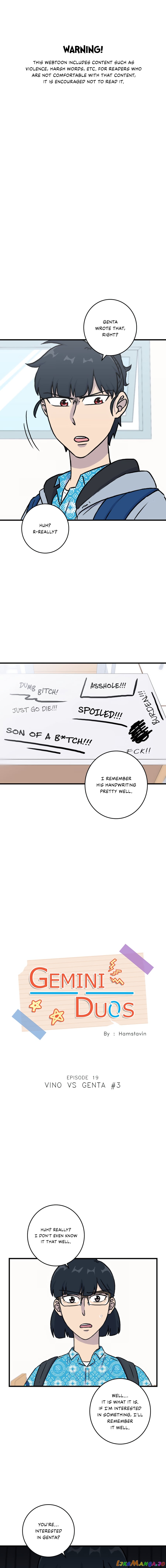 Gemini Duos chapter 19 - page 2