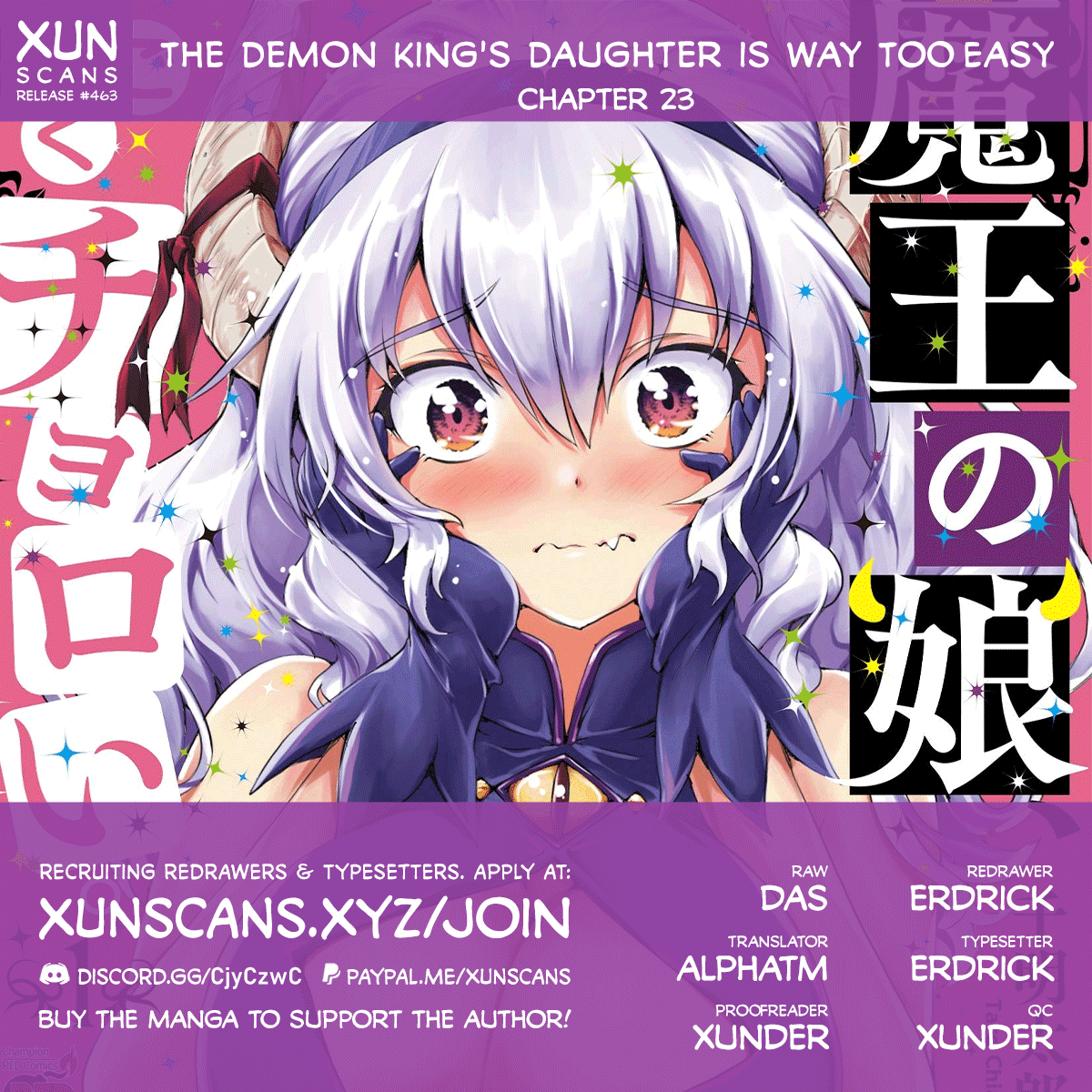 The Demon King’s Daughter Is Way Too Easy chapter 23 - page 1