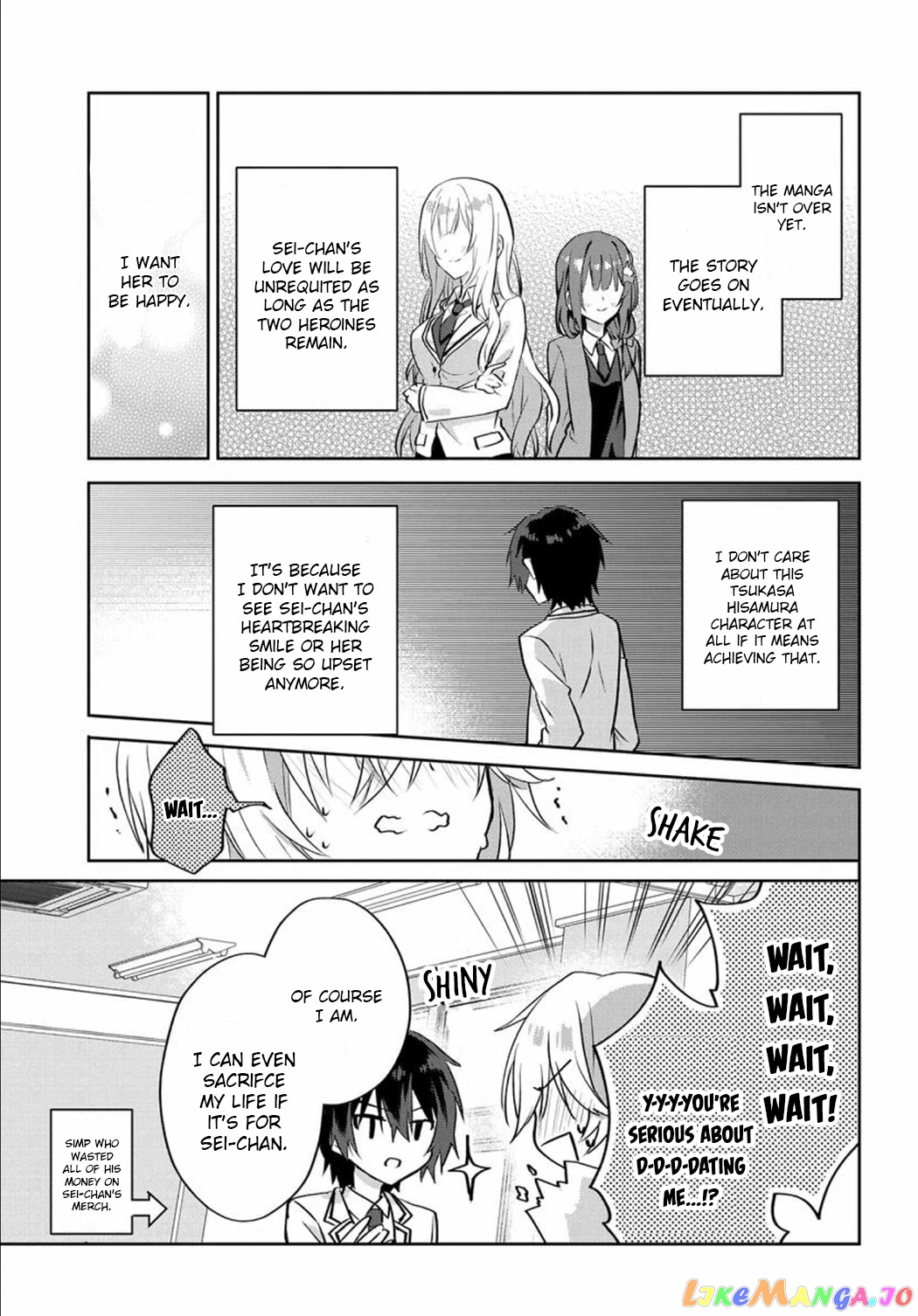 Since I’ve Entered the World of Romantic Comedy Manga, I’ll Do My Best to Make the Losing Heroine Happy. chapter 1 - page 23