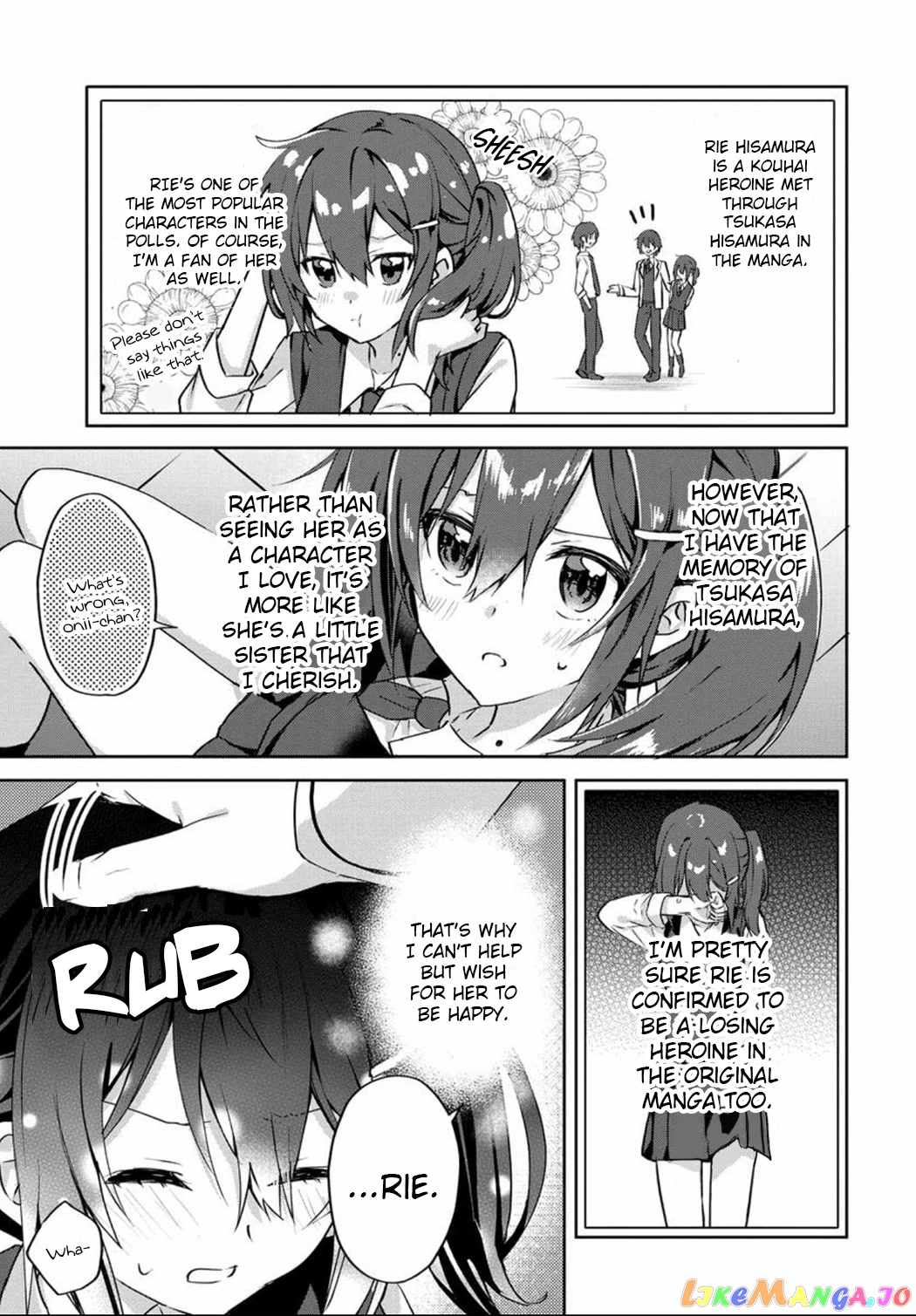 Since I’ve Entered the World of Romantic Comedy Manga, I’ll Do My Best to Make the Losing Heroine Happy. chapter 2 - page 19