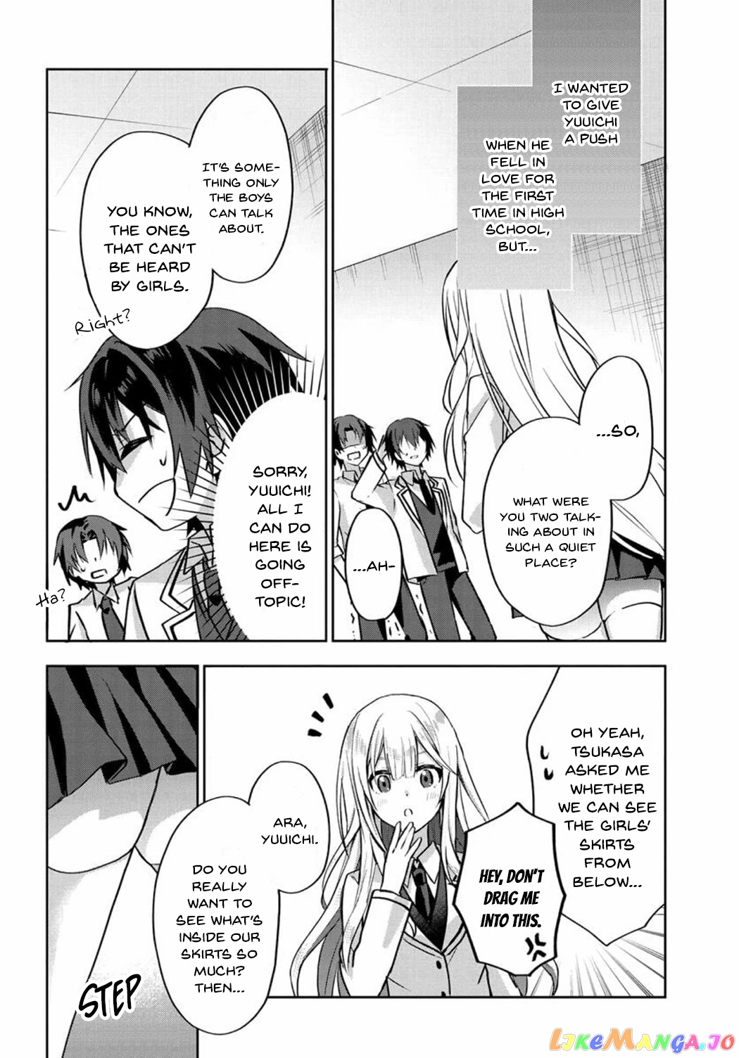Since I’ve Entered the World of Romantic Comedy Manga, I’ll Do My Best to Make the Losing Heroine Happy. chapter 3 - page 8