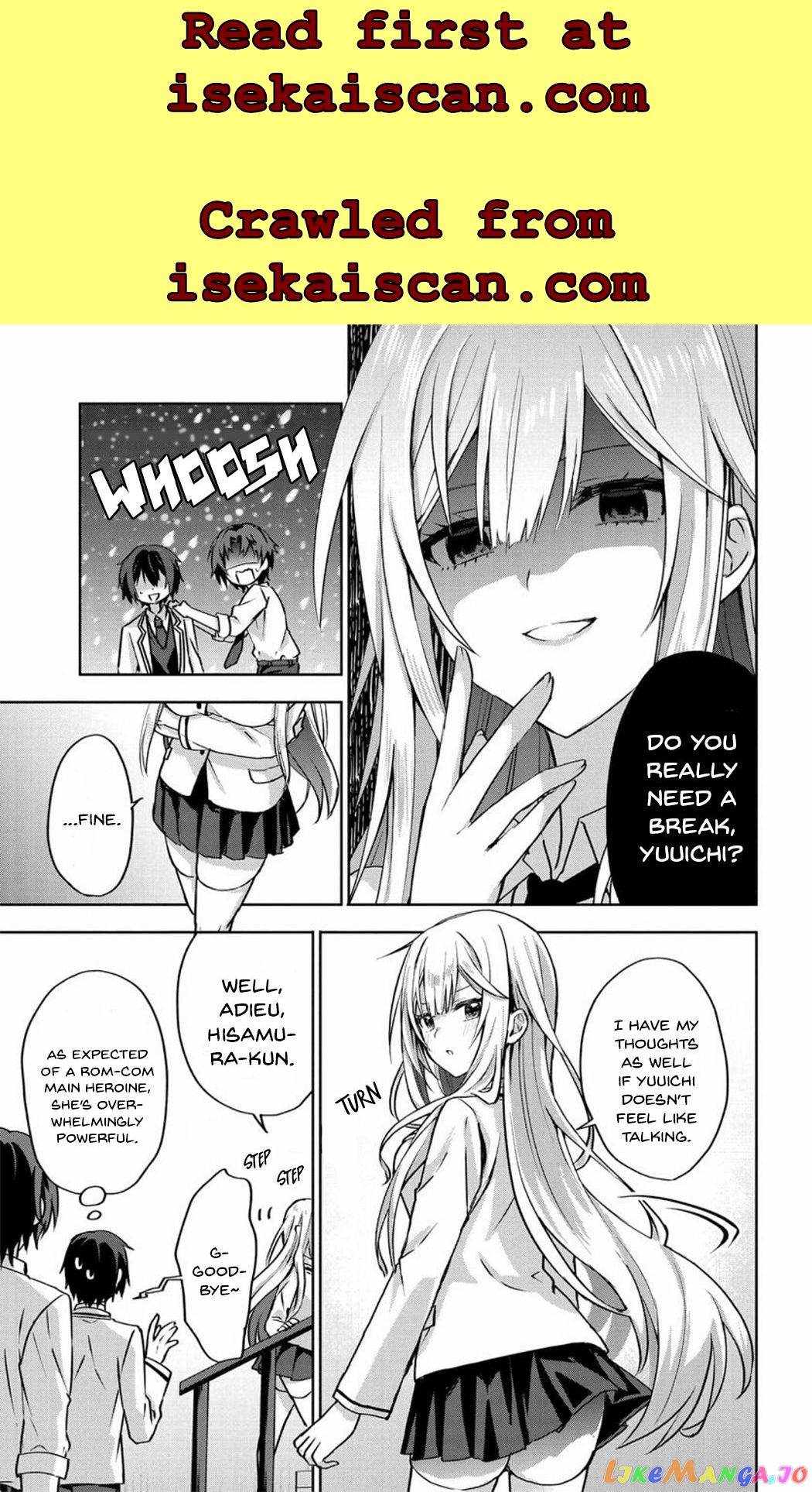 Since I’ve Entered the World of Romantic Comedy Manga, I’ll Do My Best to Make the Losing Heroine Happy. chapter 3.1 - page 11