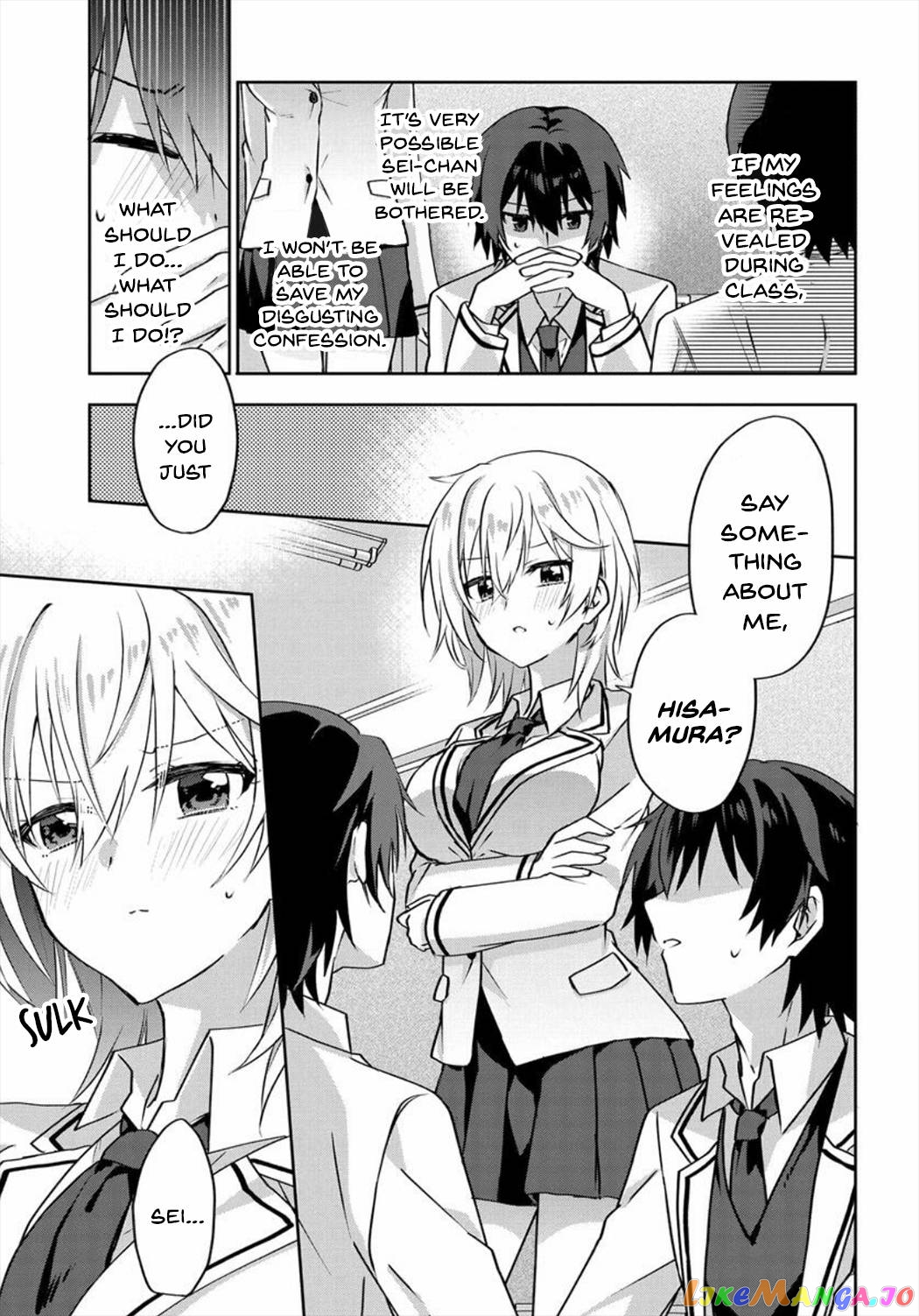 Since I’ve Entered the World of Romantic Comedy Manga, I’ll Do My Best to Make the Losing Heroine Happy. chapter 3.2 - page 4