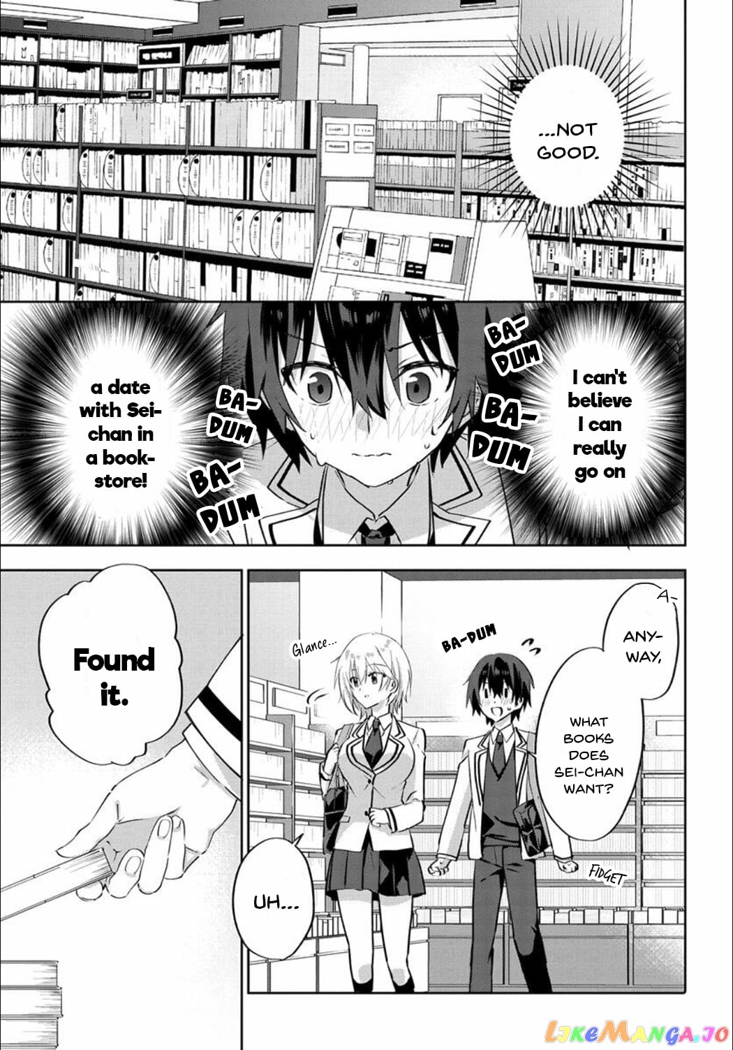 Since I’ve Entered the World of Romantic Comedy Manga, I’ll Do My Best to Make the Losing Heroine Happy. chapter 5.1 - page 1
