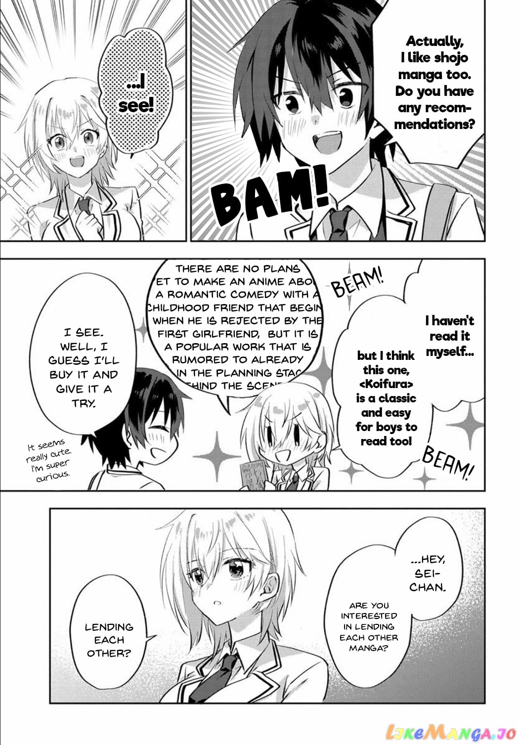 Since I’ve Entered the World of Romantic Comedy Manga, I’ll Do My Best to Make the Losing Heroine Happy. chapter 5.1 - page 9