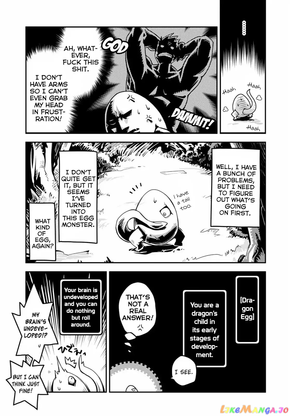 Reincarnated as a Dragon's Egg - Thorny Road of a Dragon chapter 1 - page 8