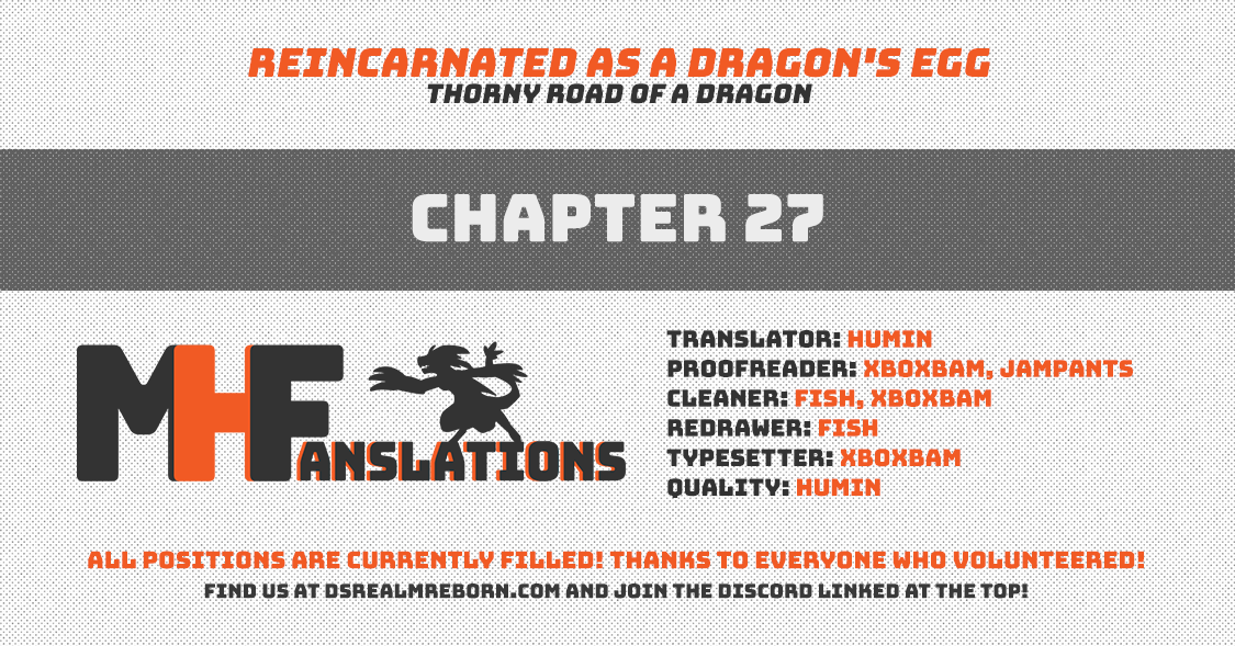 Reincarnated as a Dragon's Egg - Thorny Road of a Dragon chapter 27 - page 1