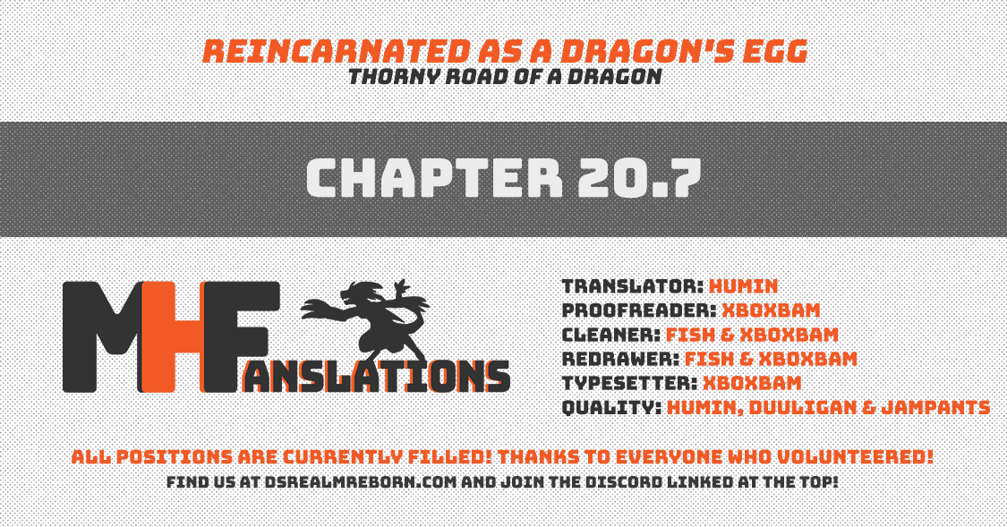 Reincarnated as a Dragon's Egg - Thorny Road of a Dragon chapter 20.7 - page 1