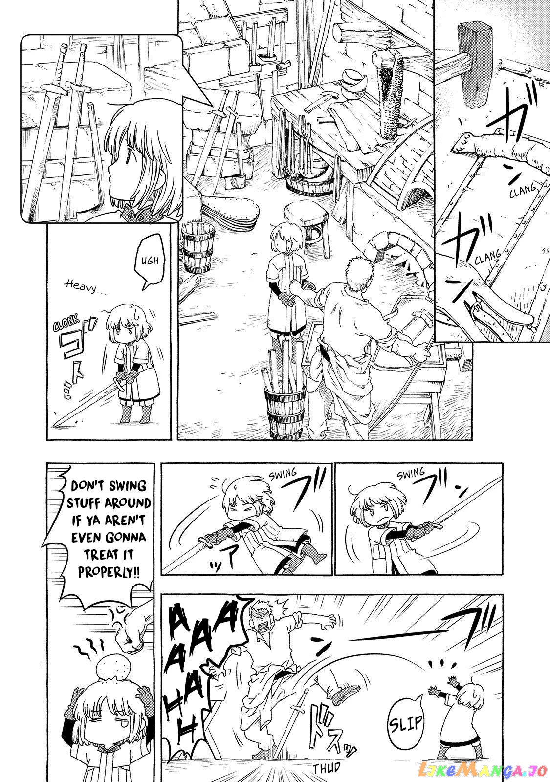 Kishi-tan wa Jouheki no Naka de Hana Hiraku chapter 1 - page 7