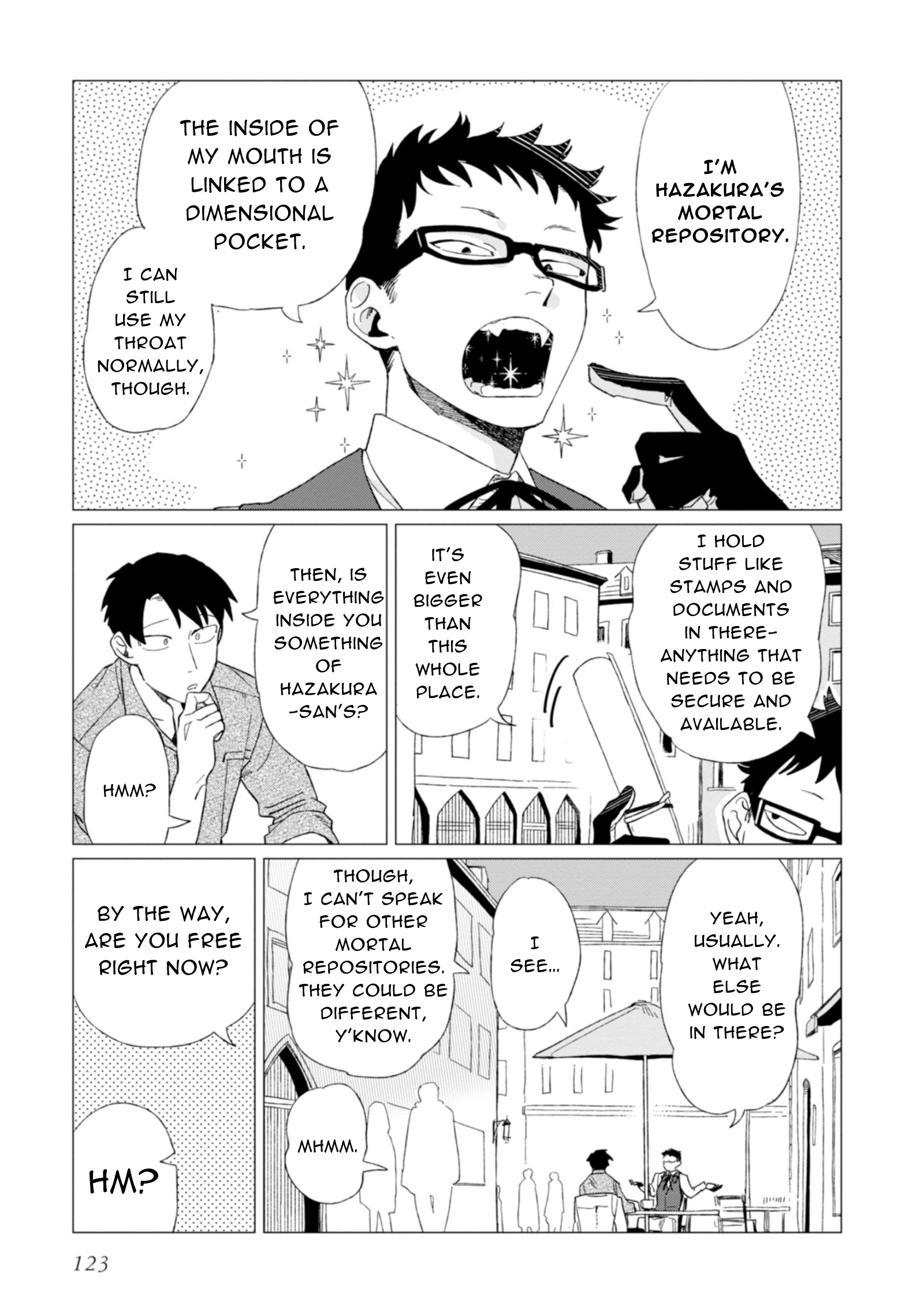 Shinozaki-kun no Mente Jijou chapter 4 - page 15