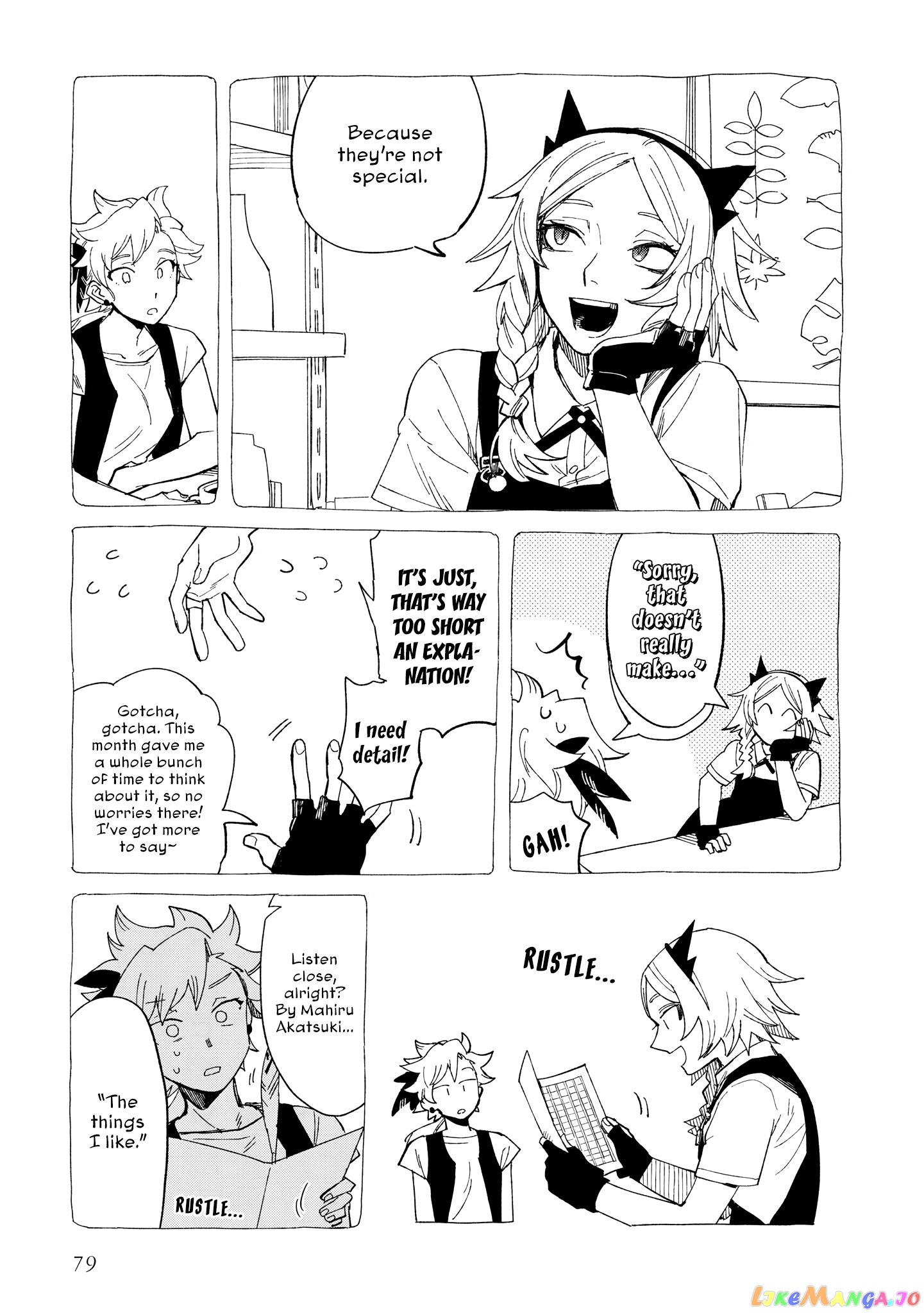 Shinozaki-kun no Mente Jijou chapter 28 - page 16