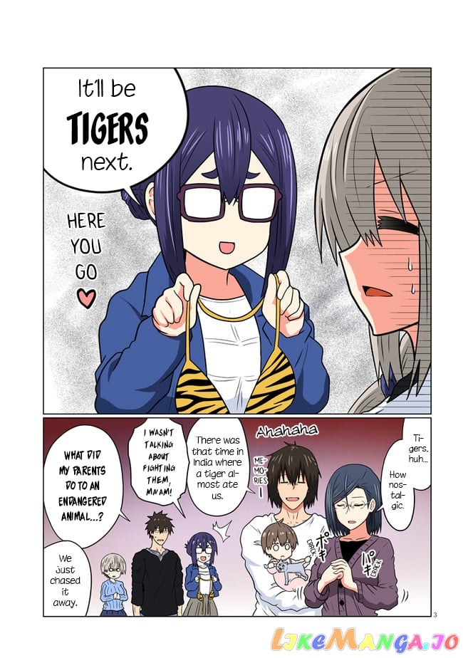 Uzaki-chan wa Asobitai! chapter 77.1 - page 3