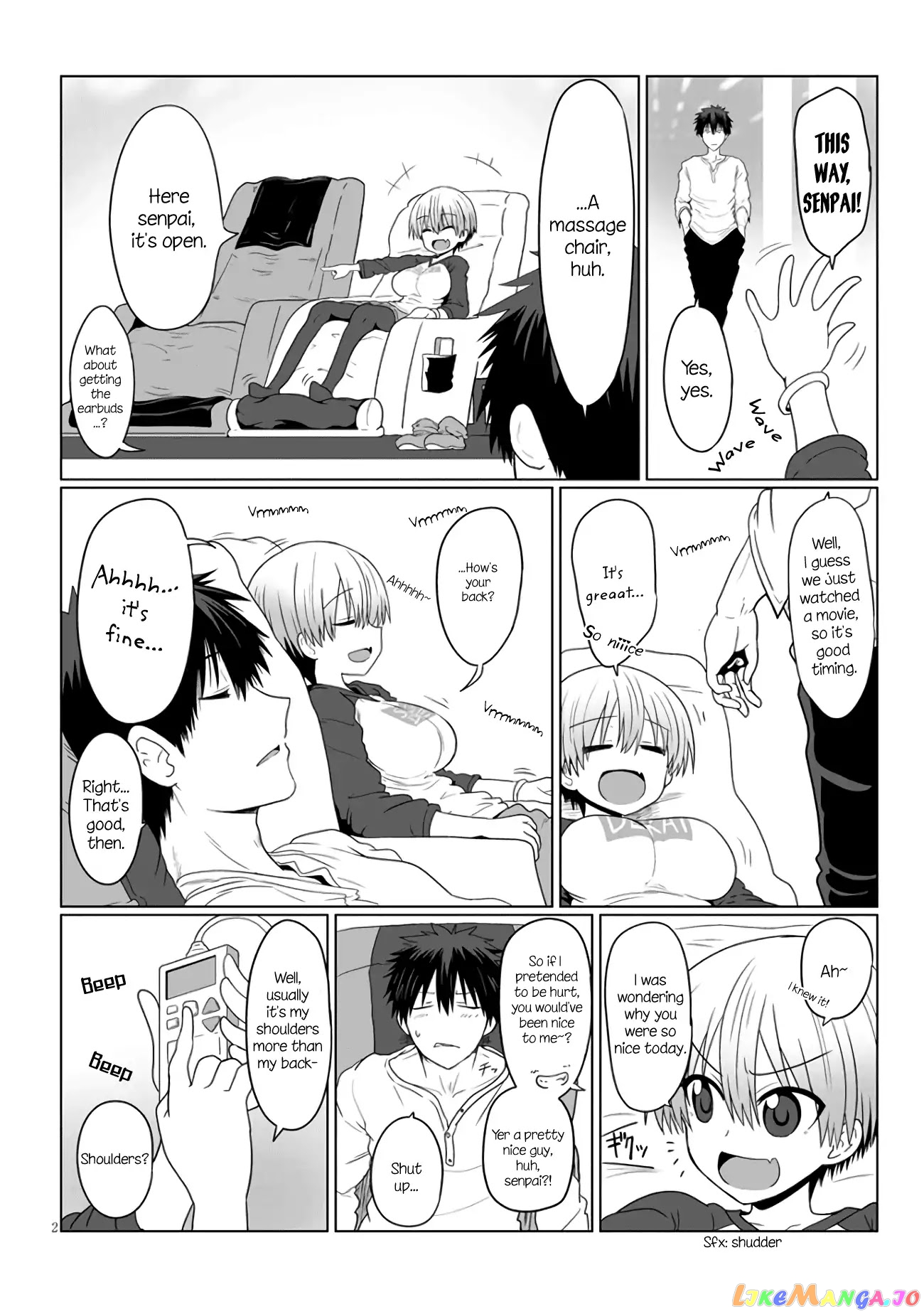 Uzaki-chan wa Asobitai! chapter 3.1 - page 2
