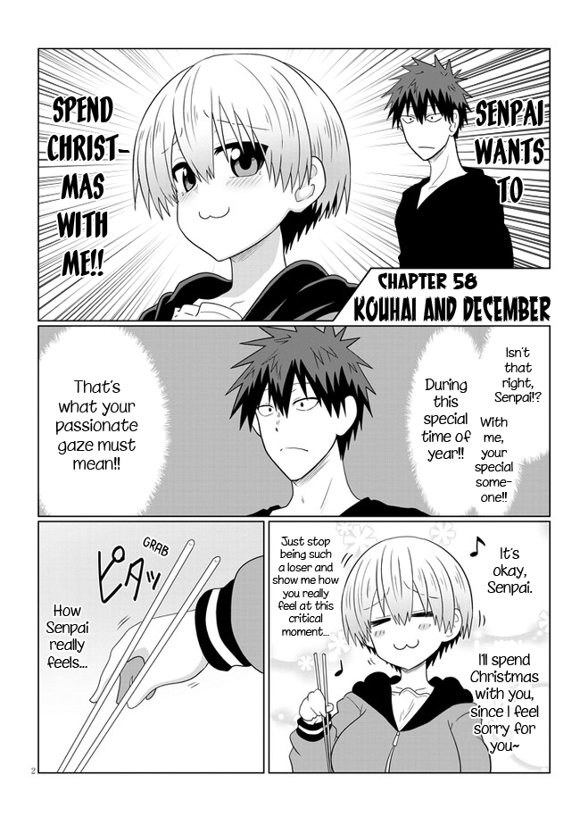 Uzaki-chan wa Asobitai! chapter 58 - page 2