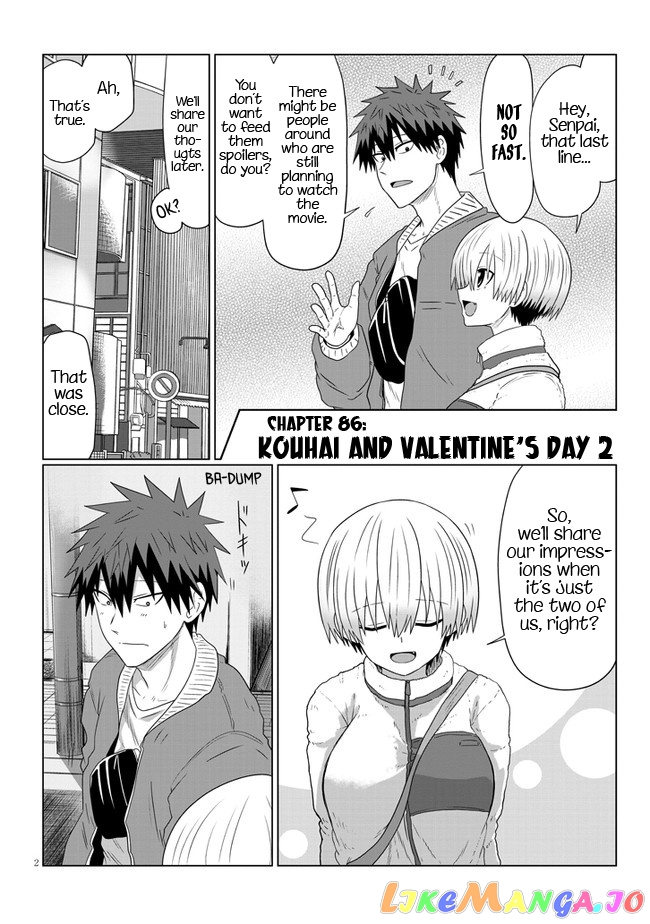 Uzaki-chan wa Asobitai! chapter 86 - page 2