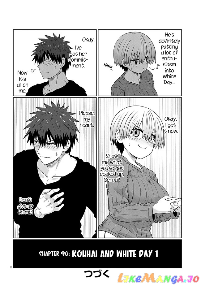 Uzaki-chan wa Asobitai! chapter 90 - page 14