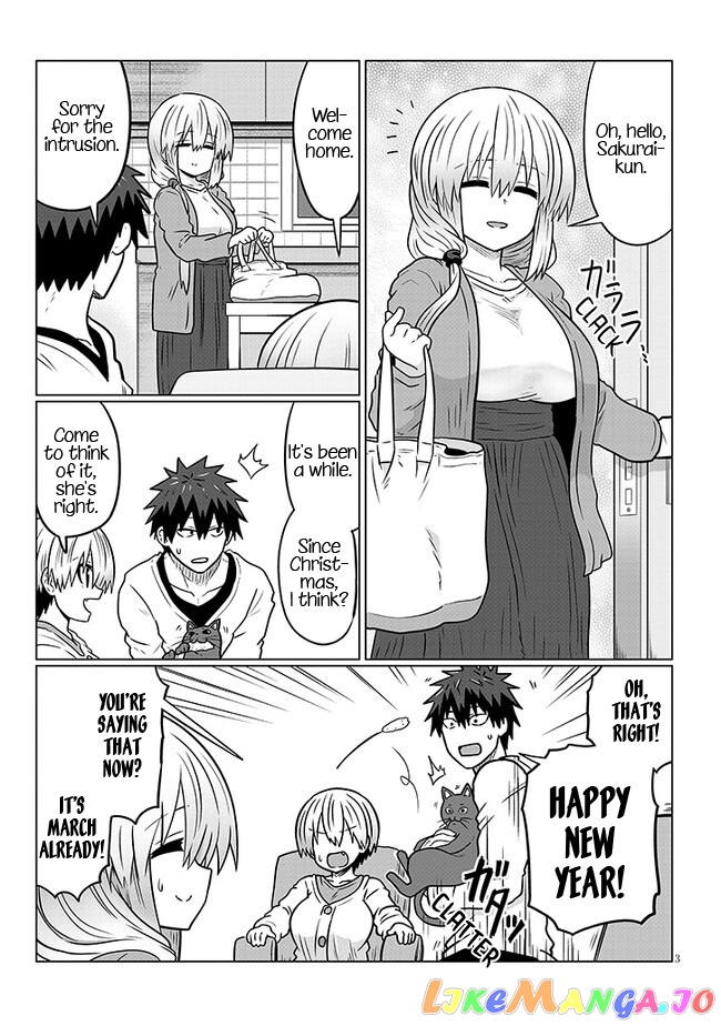 Uzaki-chan wa Asobitai! chapter 91.1 - page 3