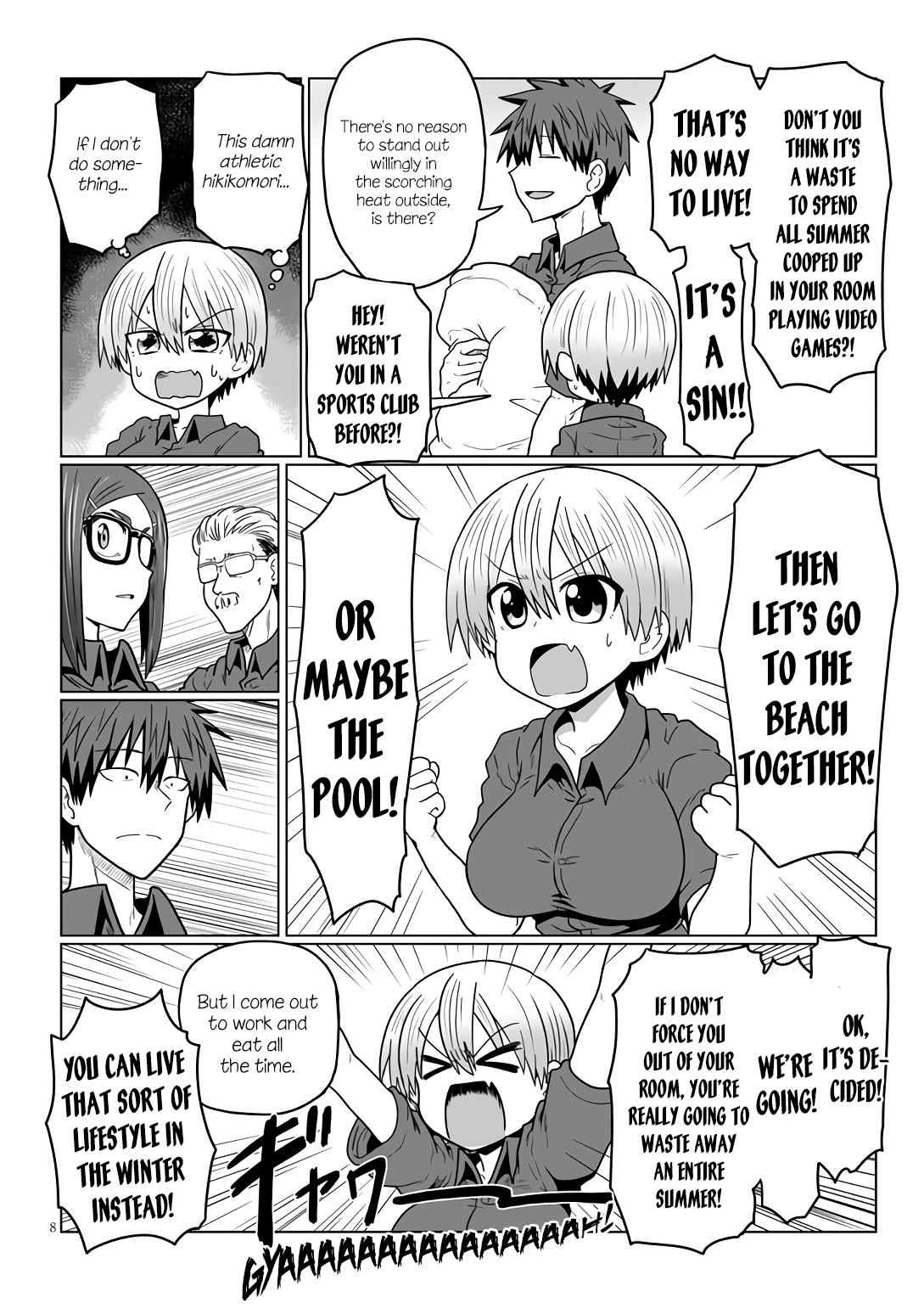 Uzaki-chan wa Asobitai! chapter 18 - page 8