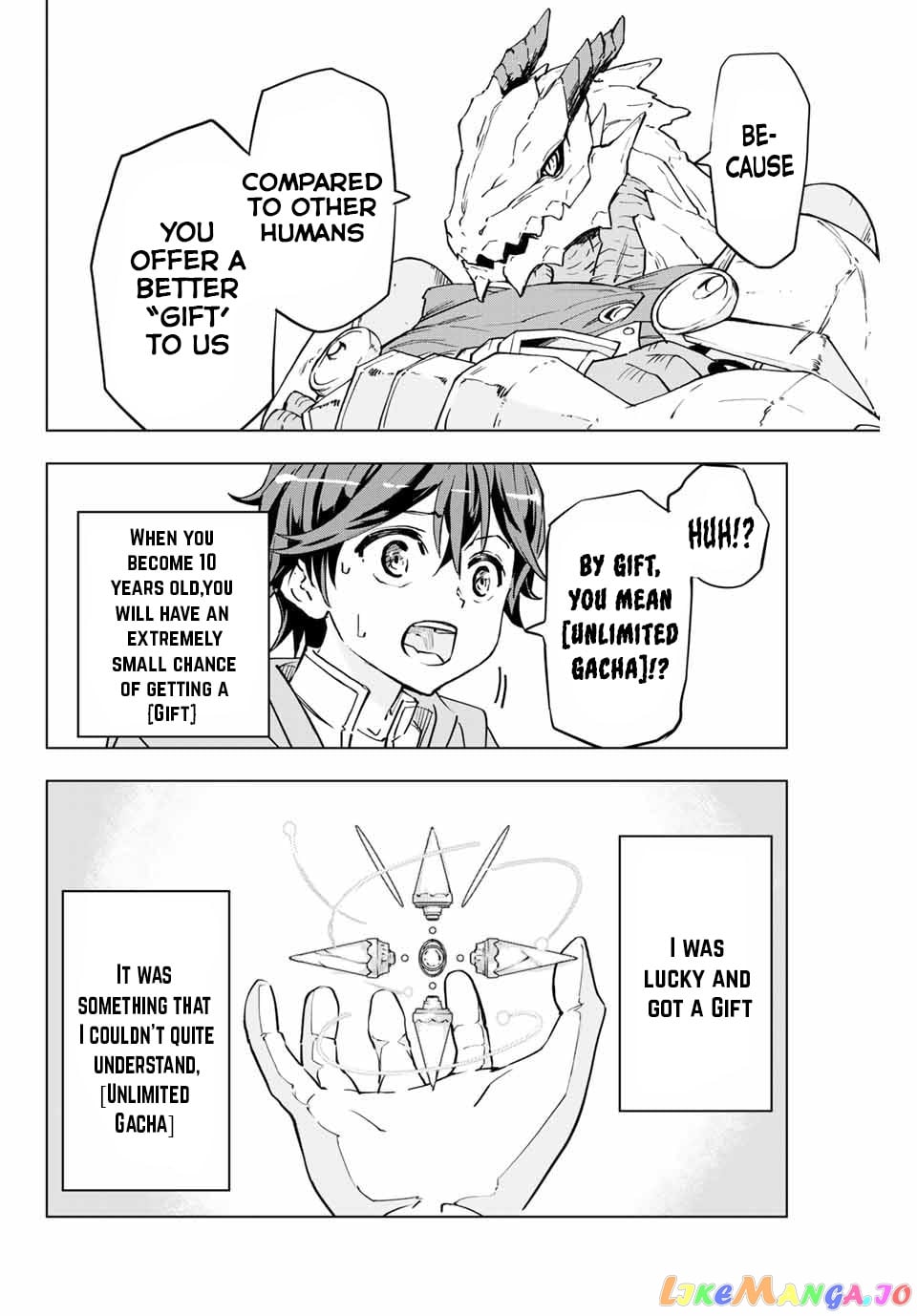 Gift “mugen Gacha” De Level 9999 chapter 1 - page 12