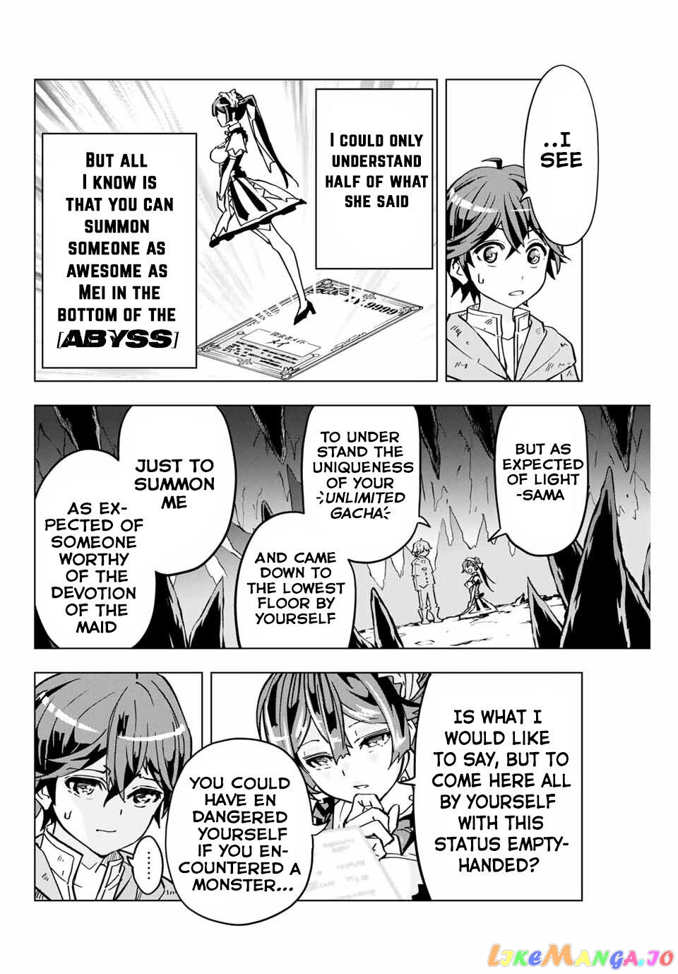 Gift “mugen Gacha” De Level 9999 chapter 2 - page 13