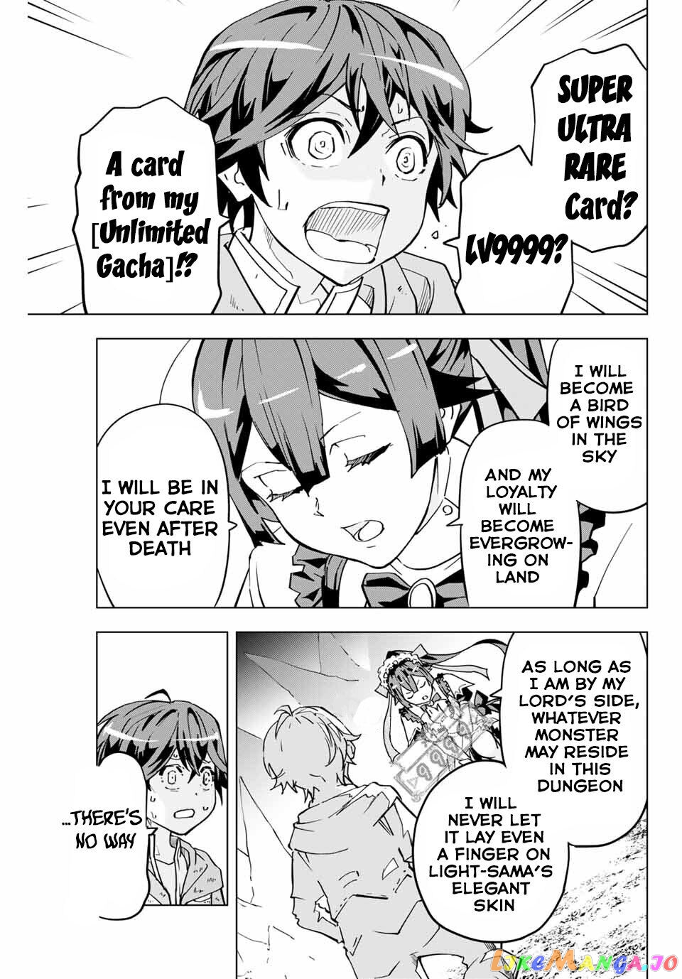 Gift “mugen Gacha” De Level 9999 chapter 2 - page 8