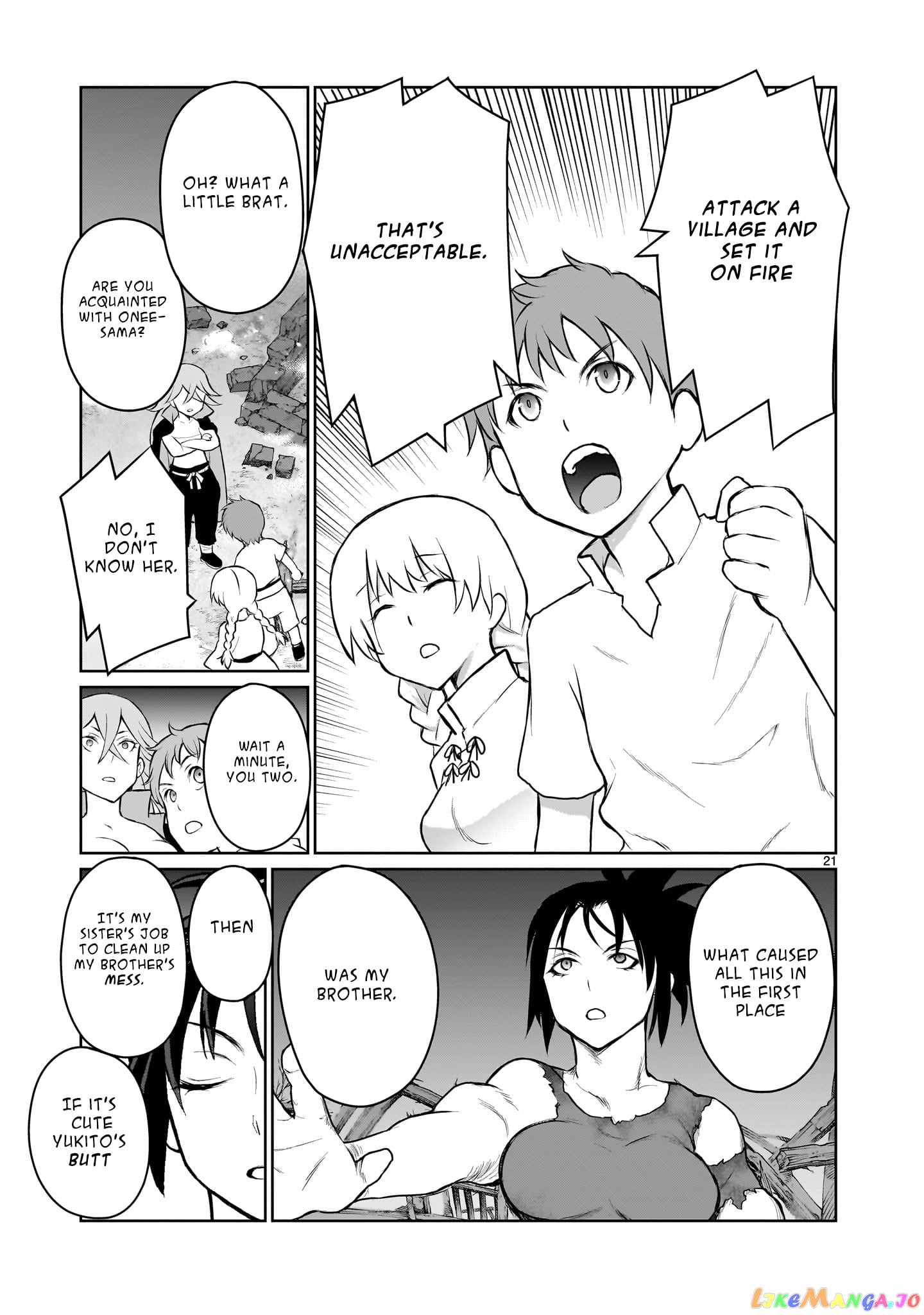 Kaminaki Sekai No Onee-Chan Katsudou chapter 3 - page 21