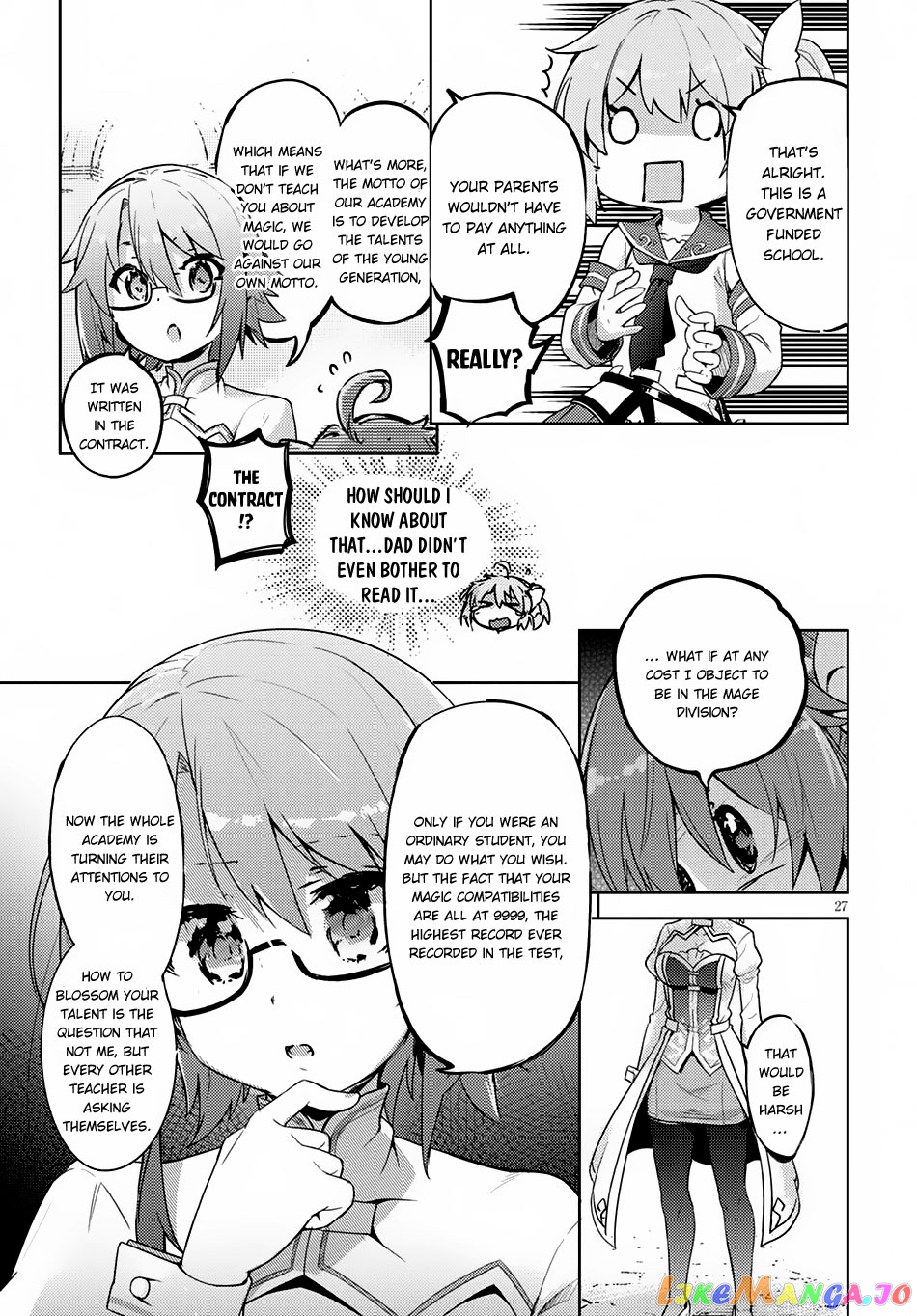 Kenshi O Mezashite Nyugaku Shitanoni Maho Tekisei 9999 Nandesukedo! chapter 1 - page 30