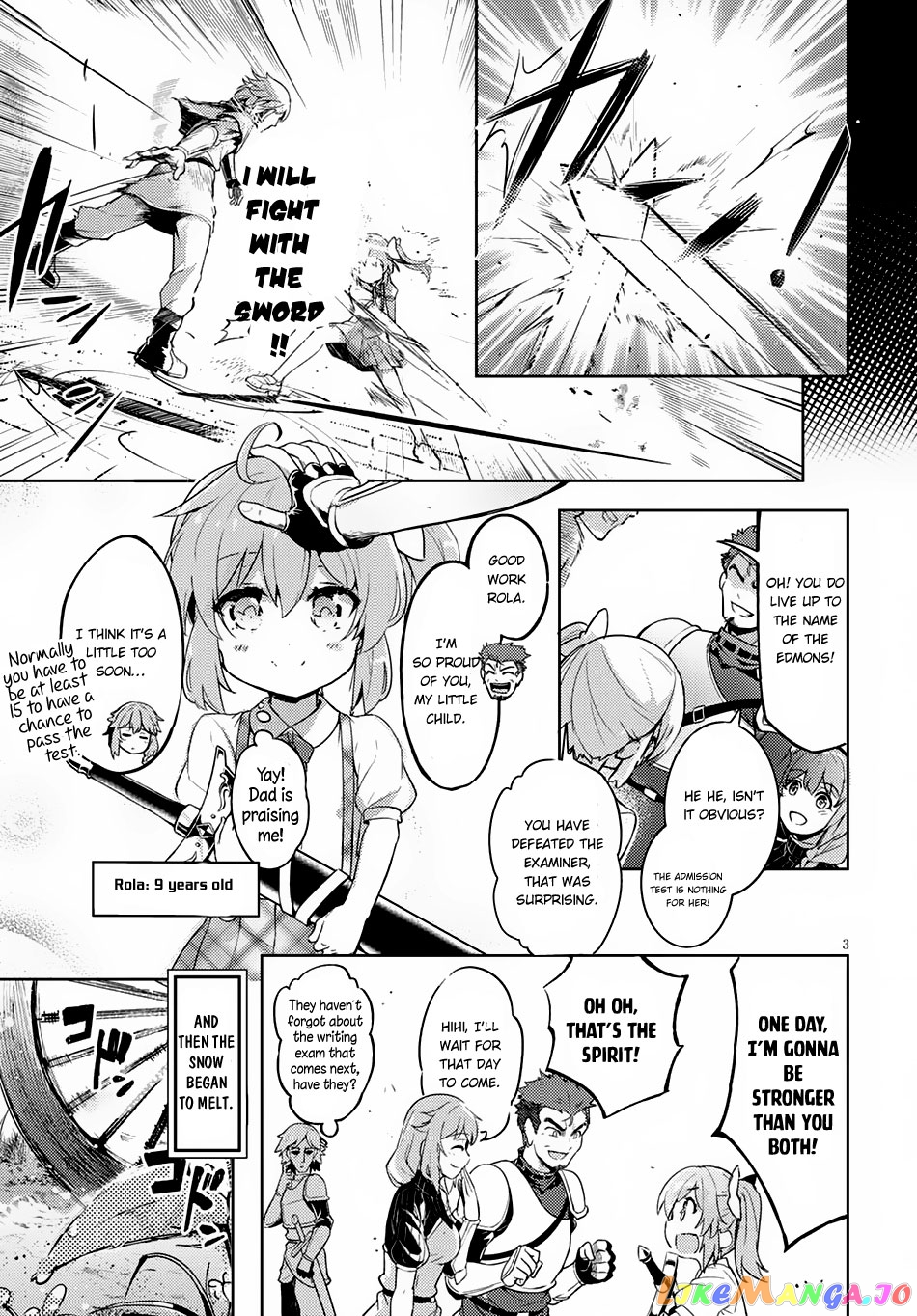 Kenshi O Mezashite Nyugaku Shitanoni Maho Tekisei 9999 Nandesukedo! chapter 1 - page 7