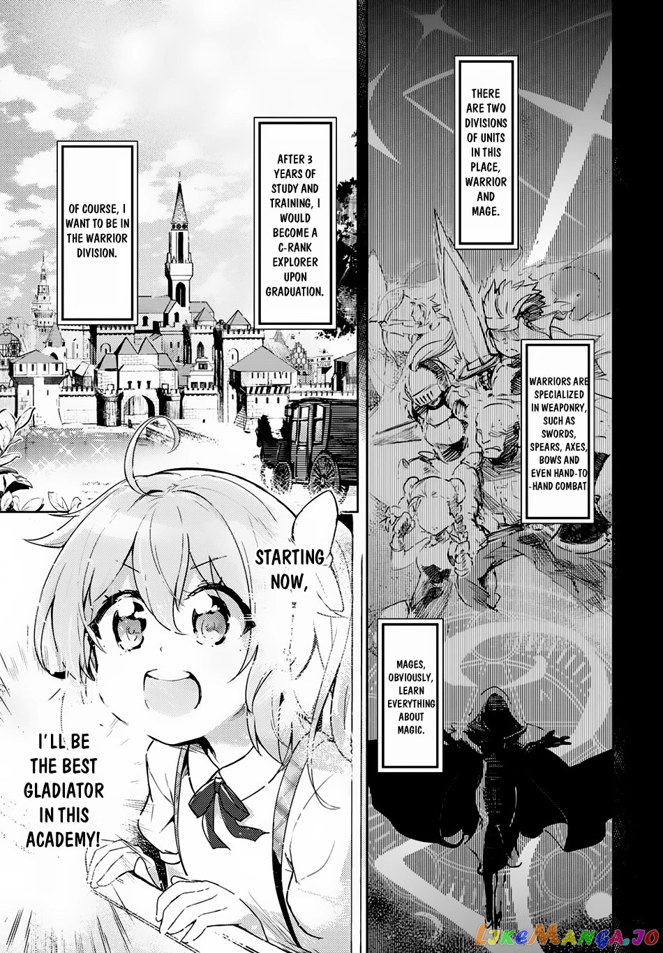 Kenshi O Mezashite Nyugaku Shitanoni Maho Tekisei 9999 Nandesukedo! chapter 1 - page 9