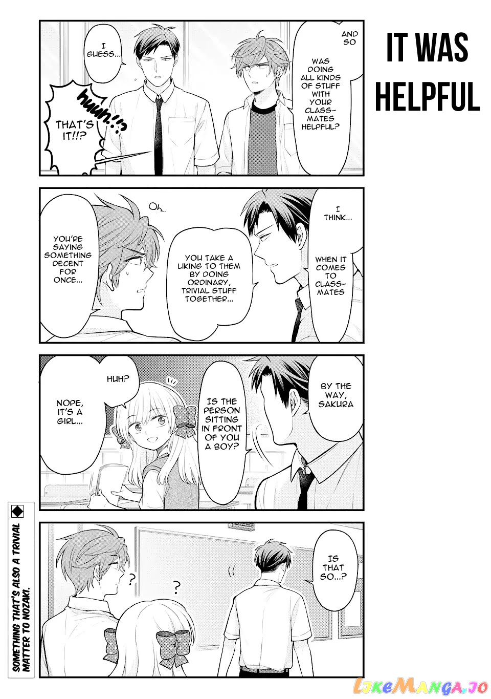 Gekkan Shoujo Nozaki-kun chapter 132 - page 13