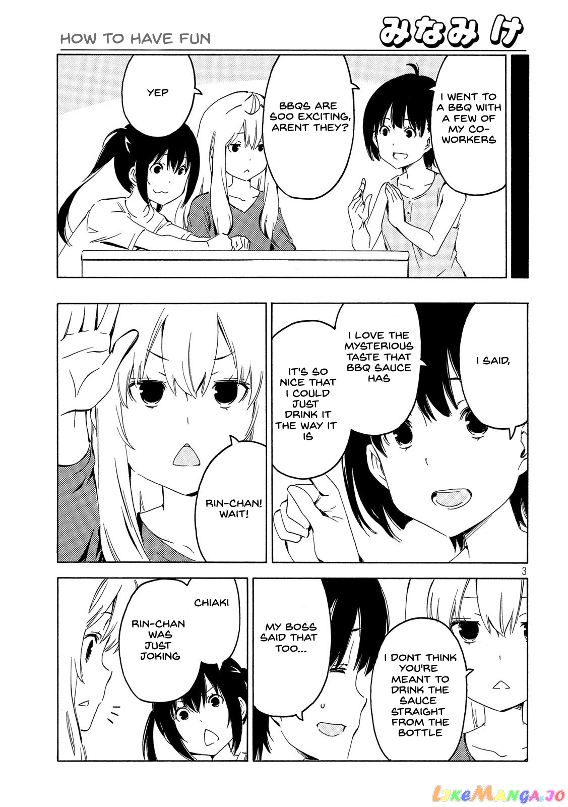 Minami-Ke chapter 396 - page 3