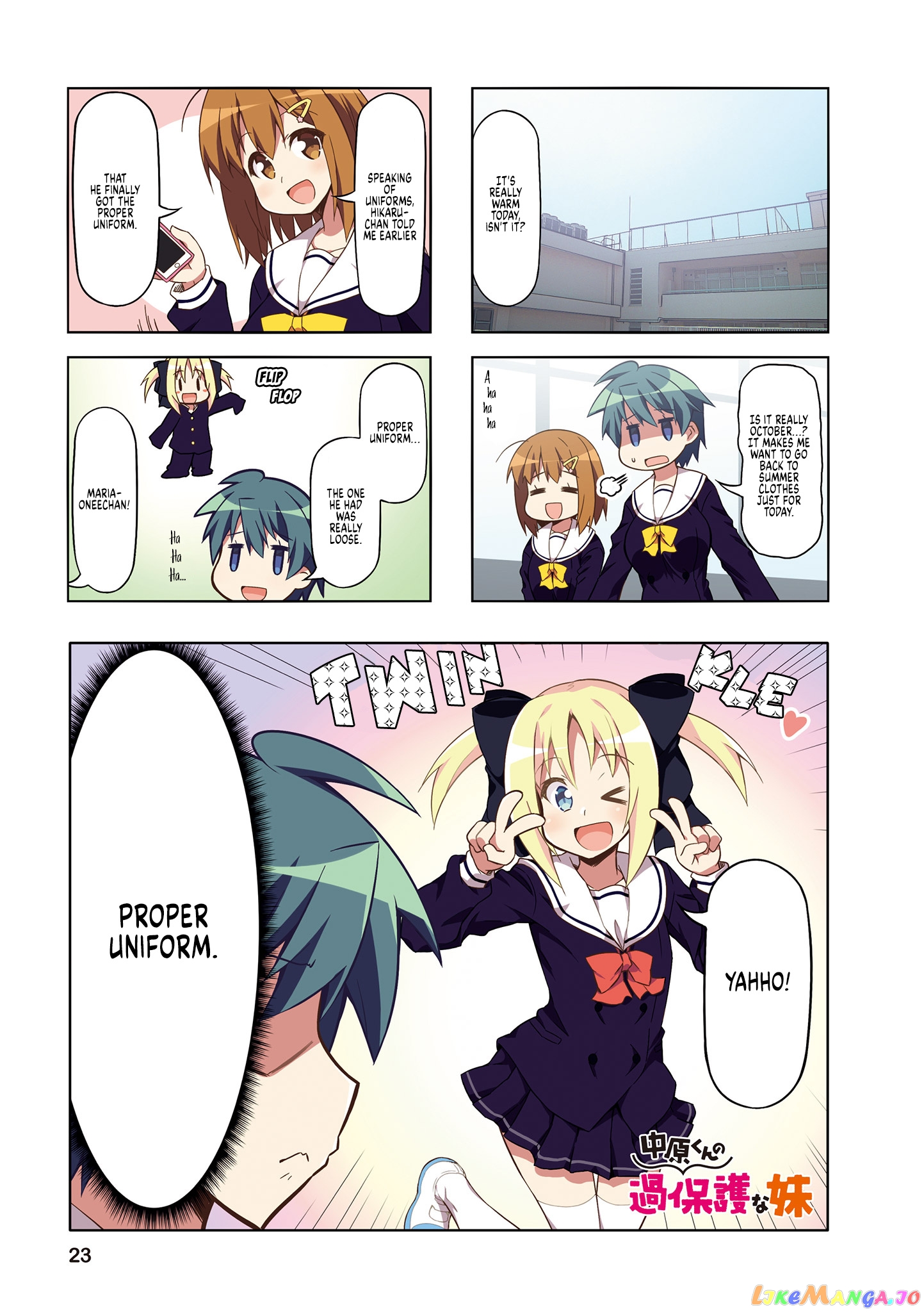 Nakahara-Kun No Kahogo Na Imouto chapter 53 - page 1