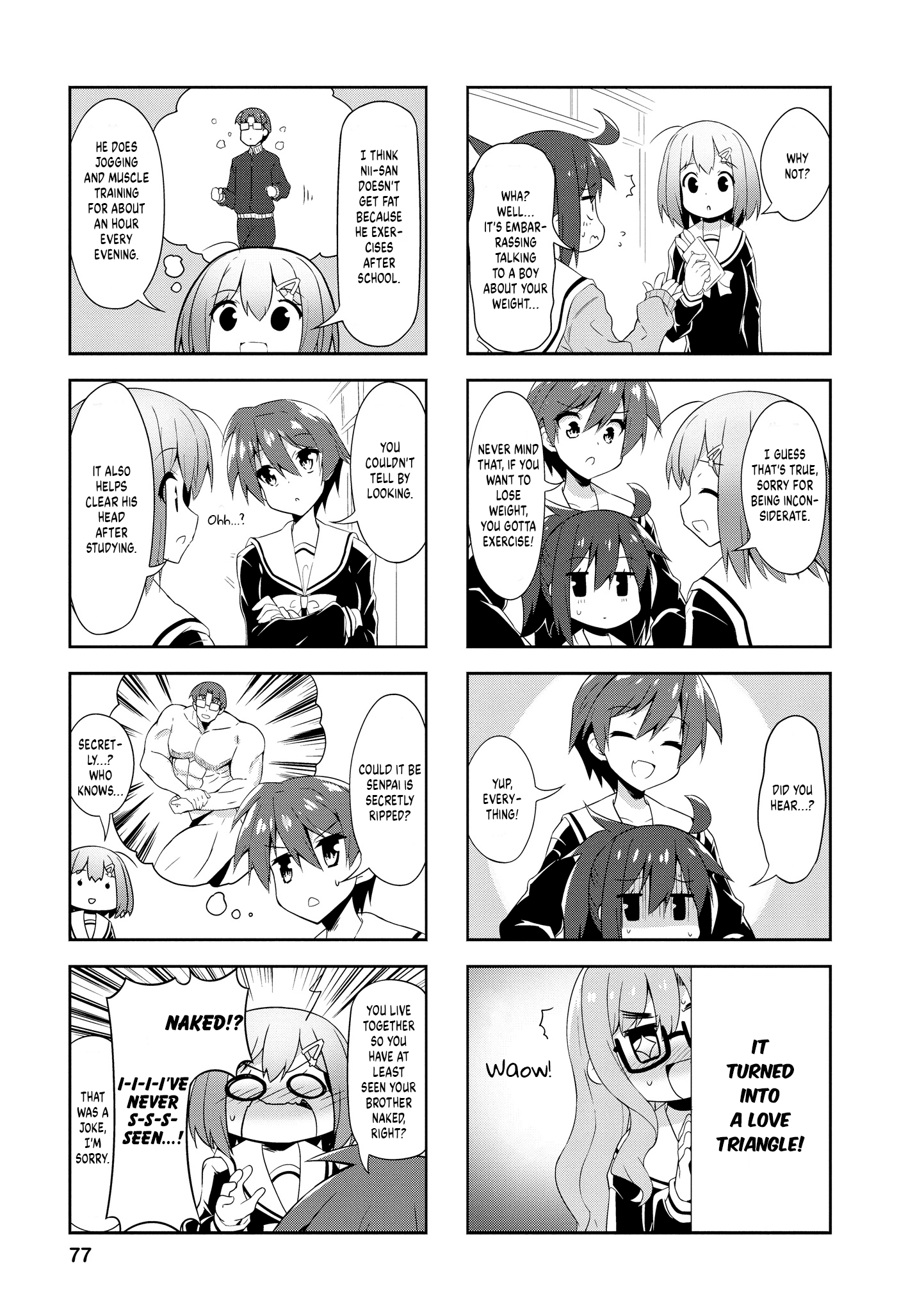 Nakahara-Kun No Kahogo Na Imouto chapter 84 - page 3