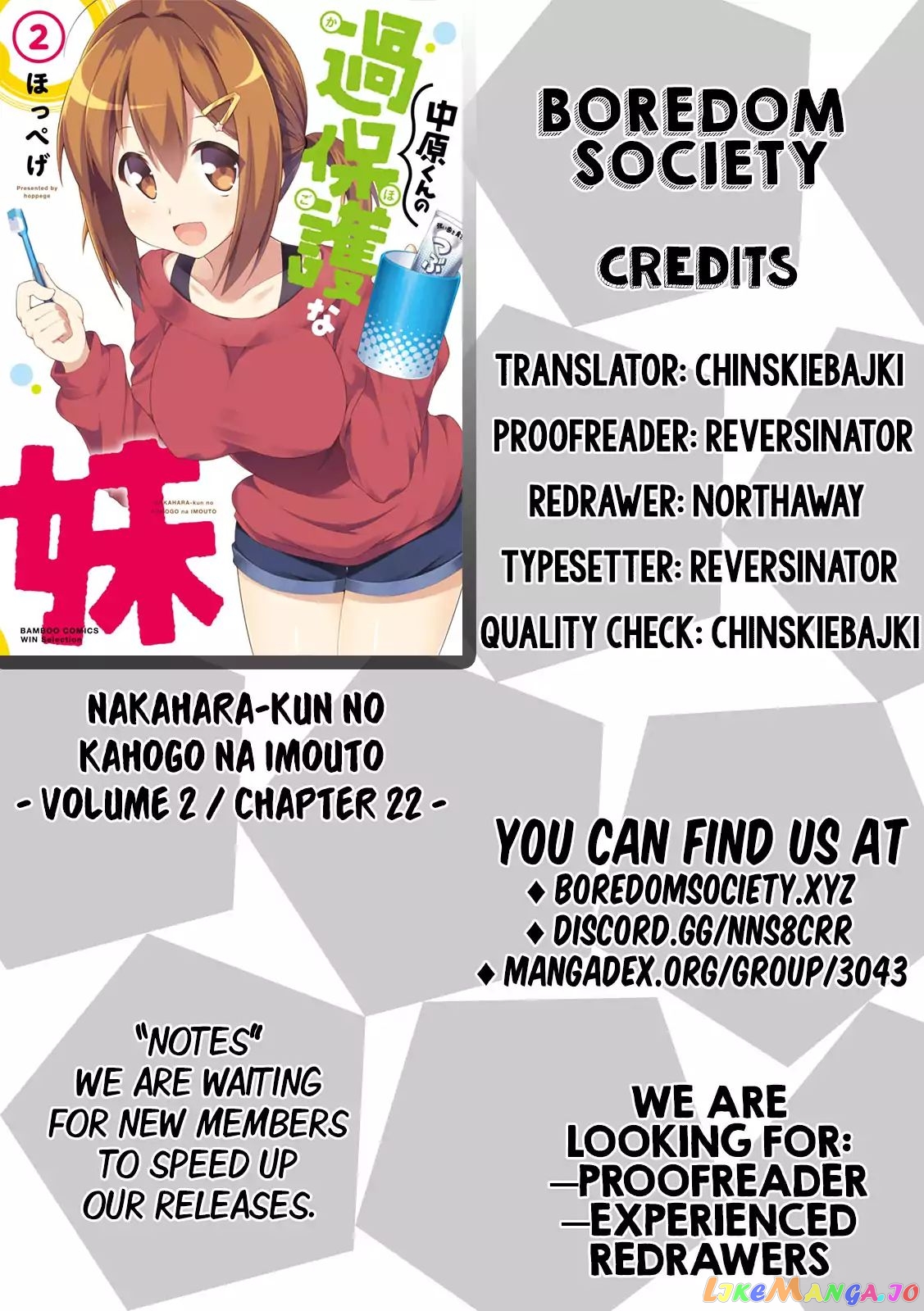 Nakahara-Kun No Kahogo Na Imouto chapter 22 - page 9