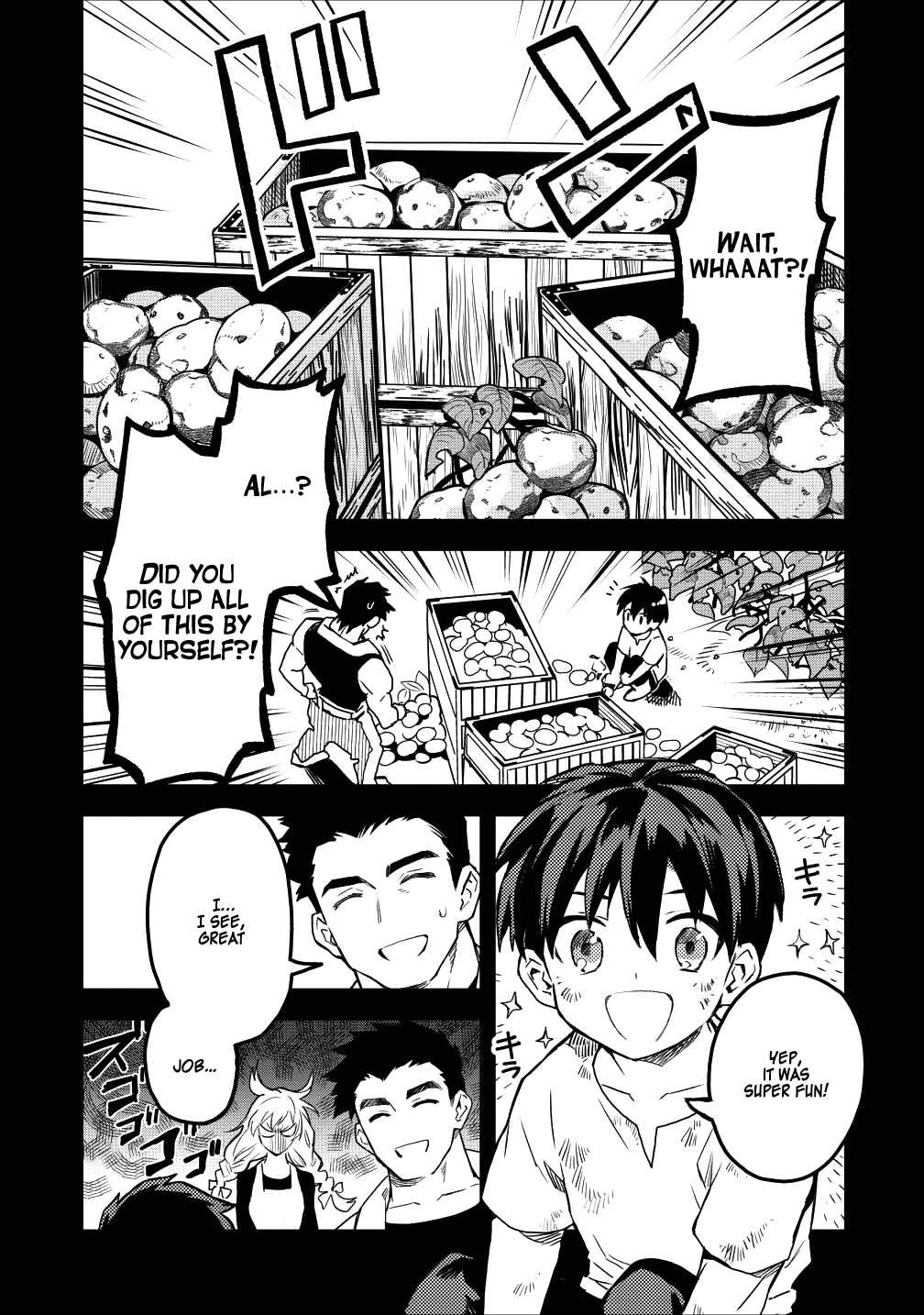 Noumin Kanren no Skill bakka Agetetara Naze ka Tsuyoku Natta. chapter 14 - page 3