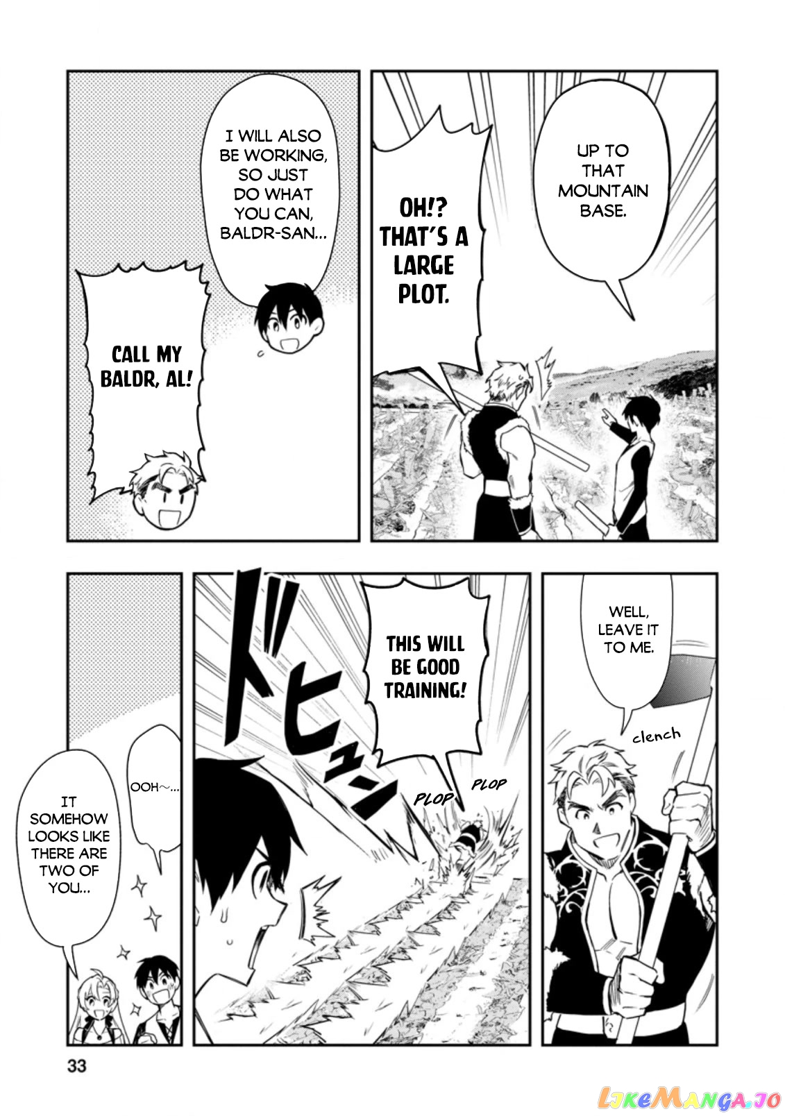 Noumin Kanren no Skill bakka Agetetara Naze ka Tsuyoku Natta. chapter 36 - page 32