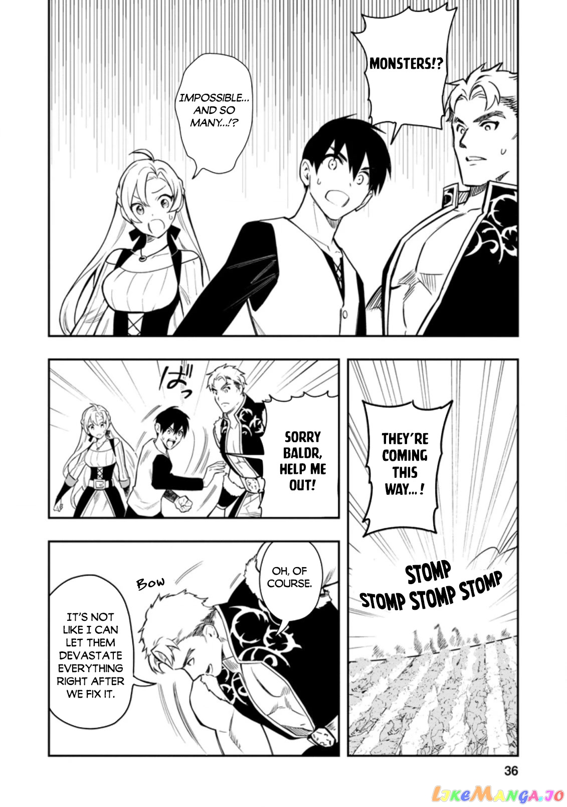 Noumin Kanren no Skill bakka Agetetara Naze ka Tsuyoku Natta. chapter 36 - page 35