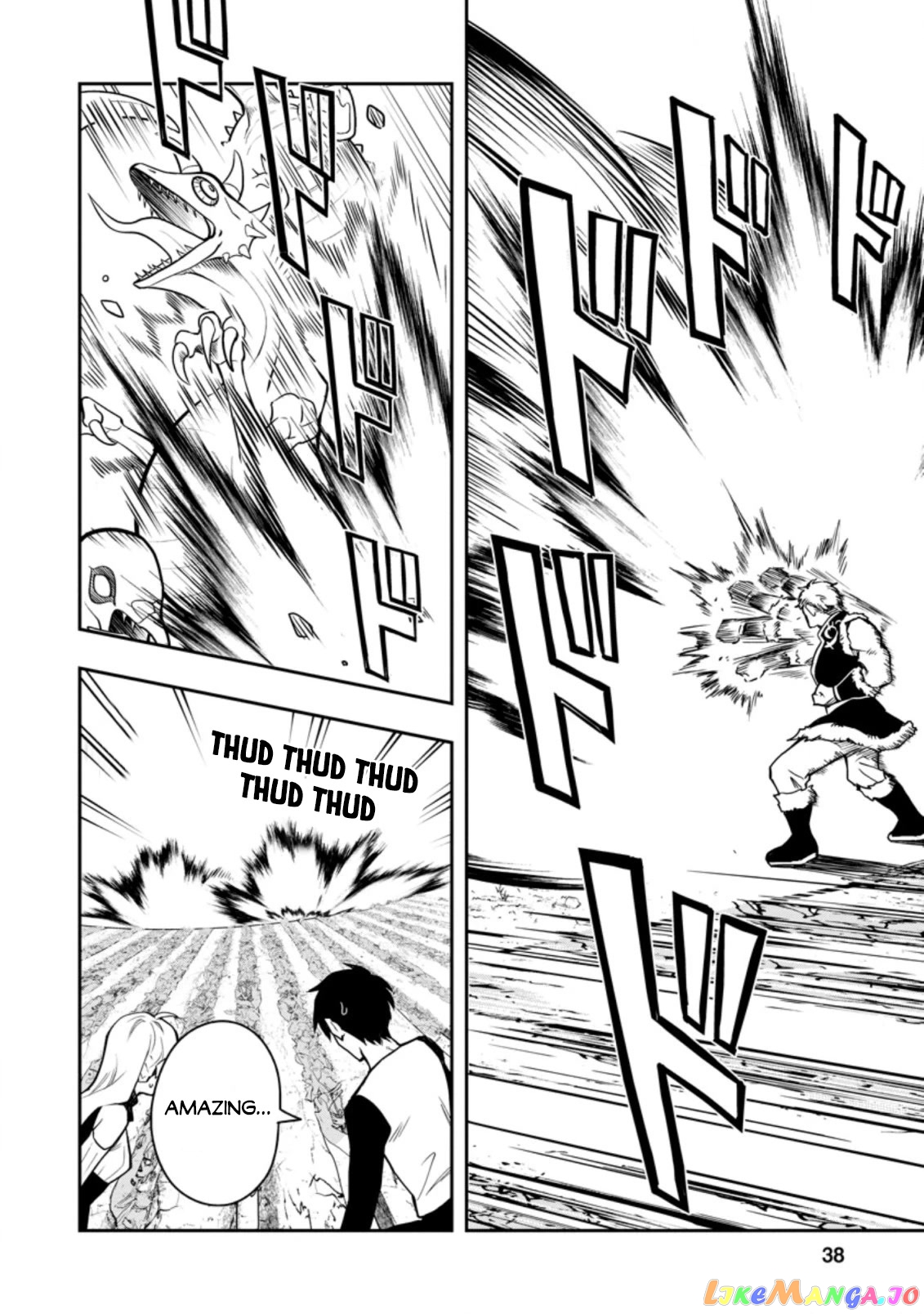 Noumin Kanren no Skill bakka Agetetara Naze ka Tsuyoku Natta. chapter 36 - page 37