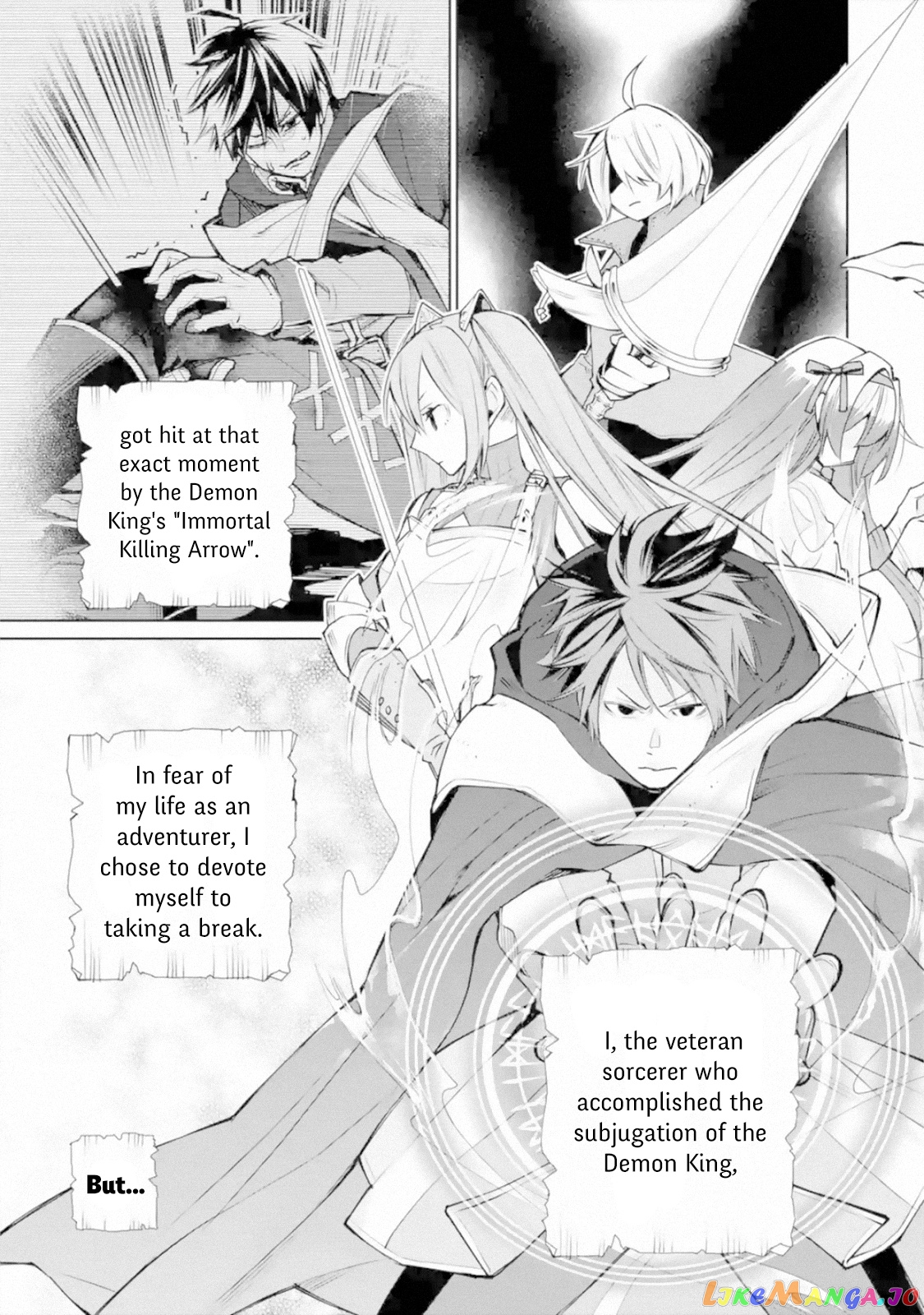 The Strongest Wizard Becomes a Countryside Guardsman After Taking an Arrow to The Knee chapter 2.1 - page 1