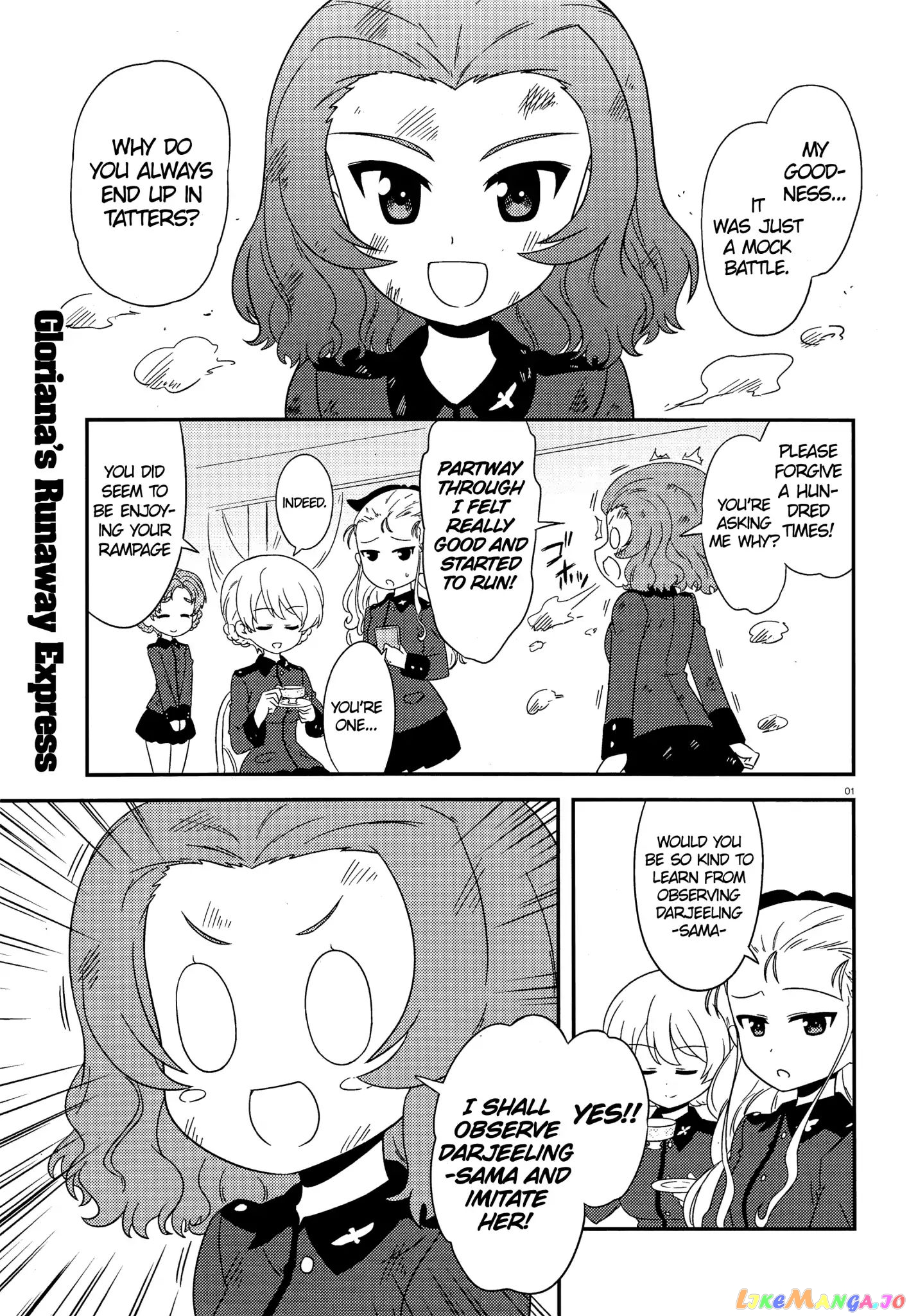 Girls Und Panzer Motto Love Love Sakusen Desu! chapter 38 - page 1