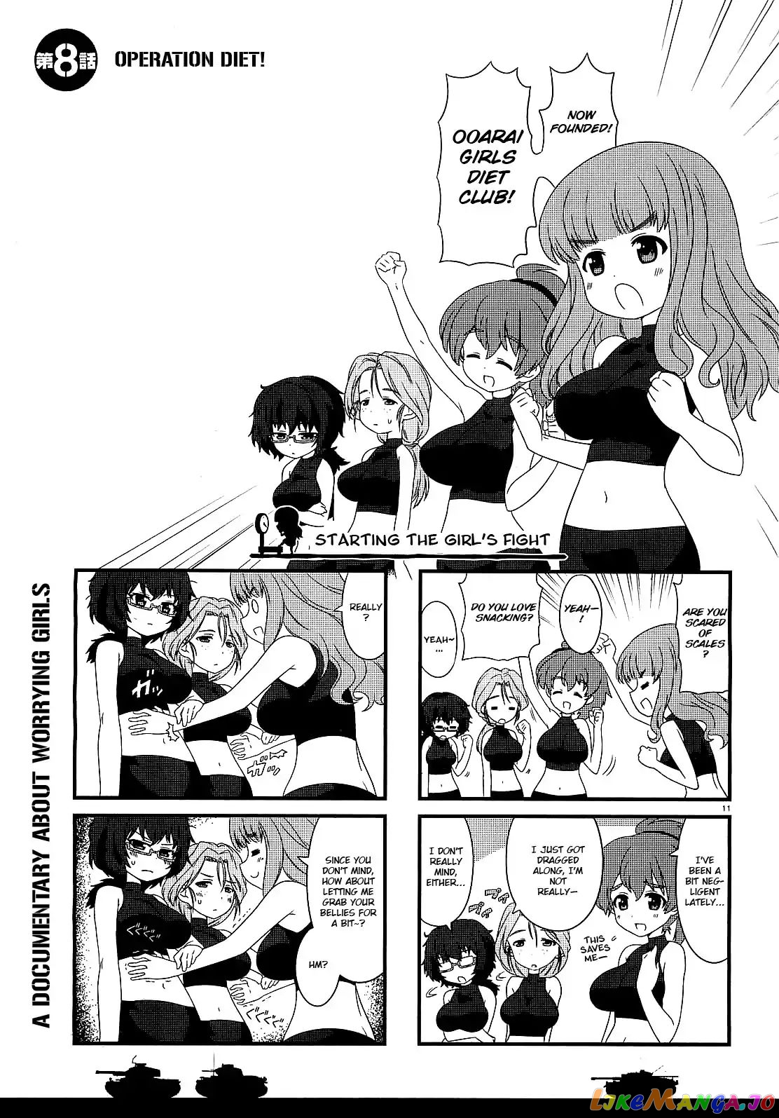 Girls Und Panzer Motto Love Love Sakusen Desu! chapter 8 - page 1
