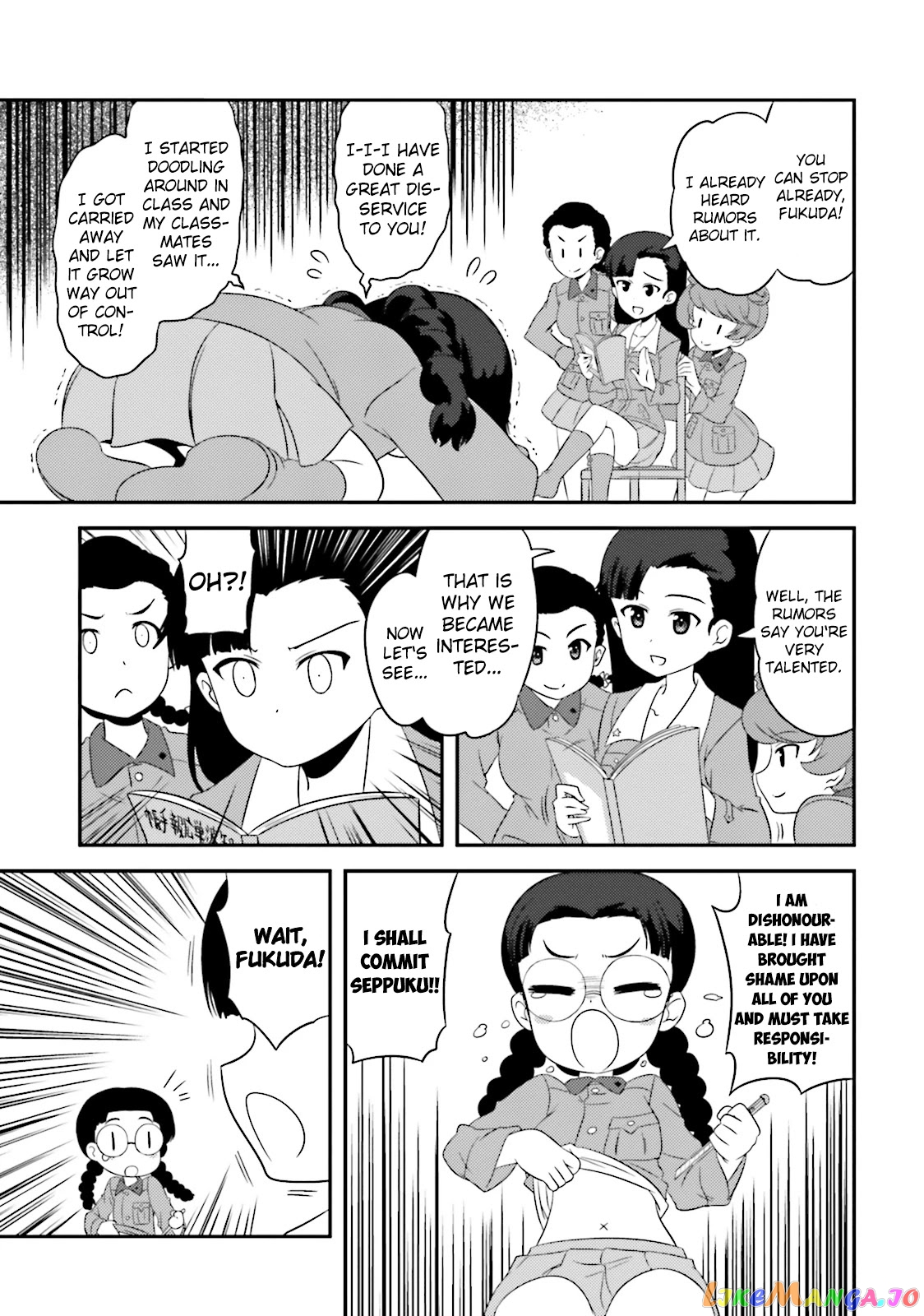 Girls Und Panzer Motto Love Love Sakusen Desu! chapter 58 - page 5